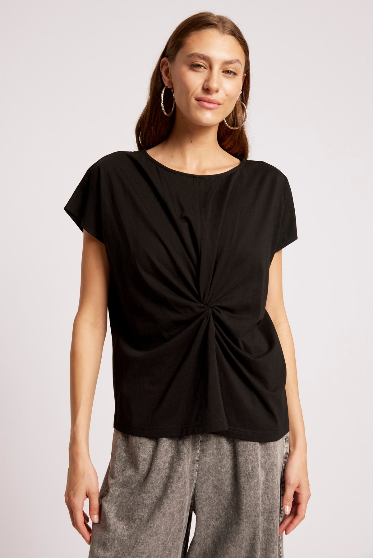 Casa Twist Tshirt - Black