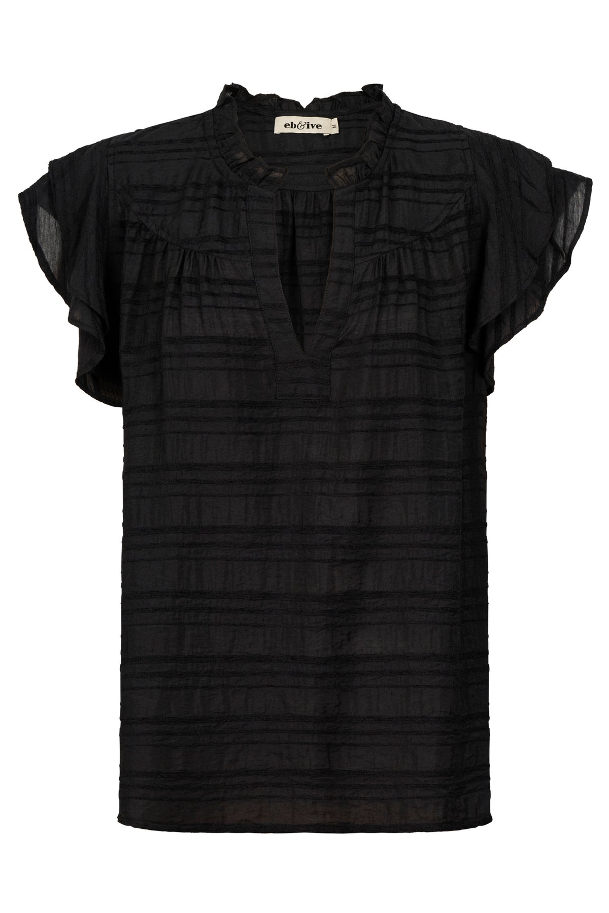 Sovana Frill Tank - Black