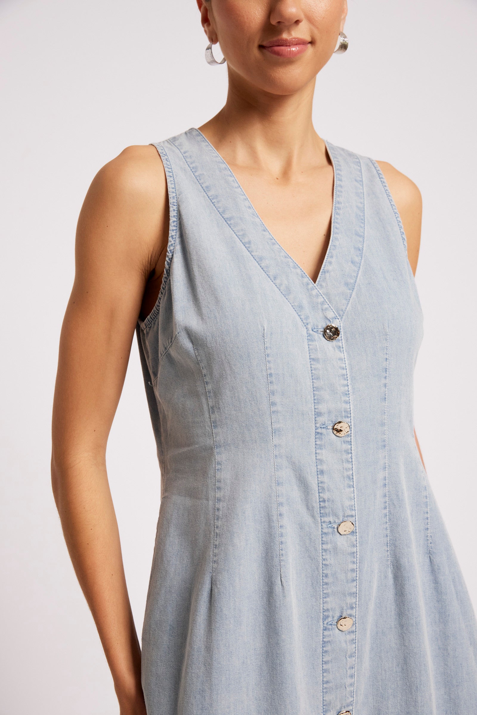 Roam Tank Dress - Denim