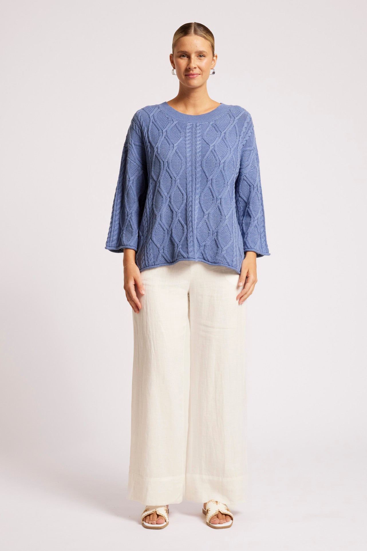 Casa Cable Jumper - Marine