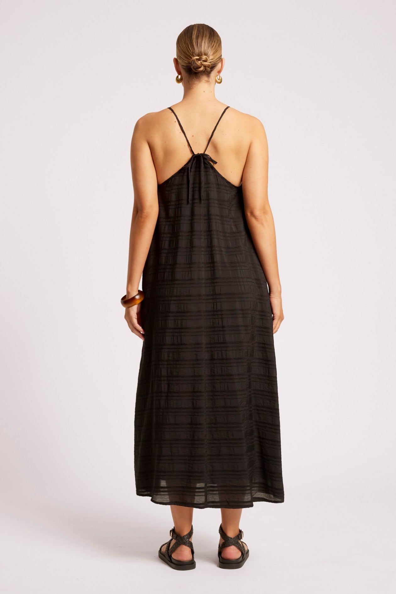 Sovana Tank Maxi Dress - Black