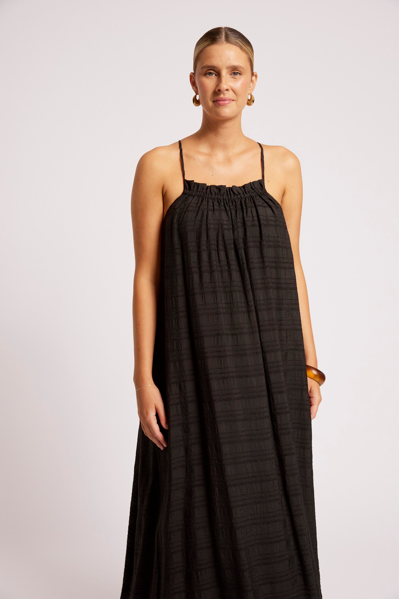 Sovana Tank Maxi Dress - Black