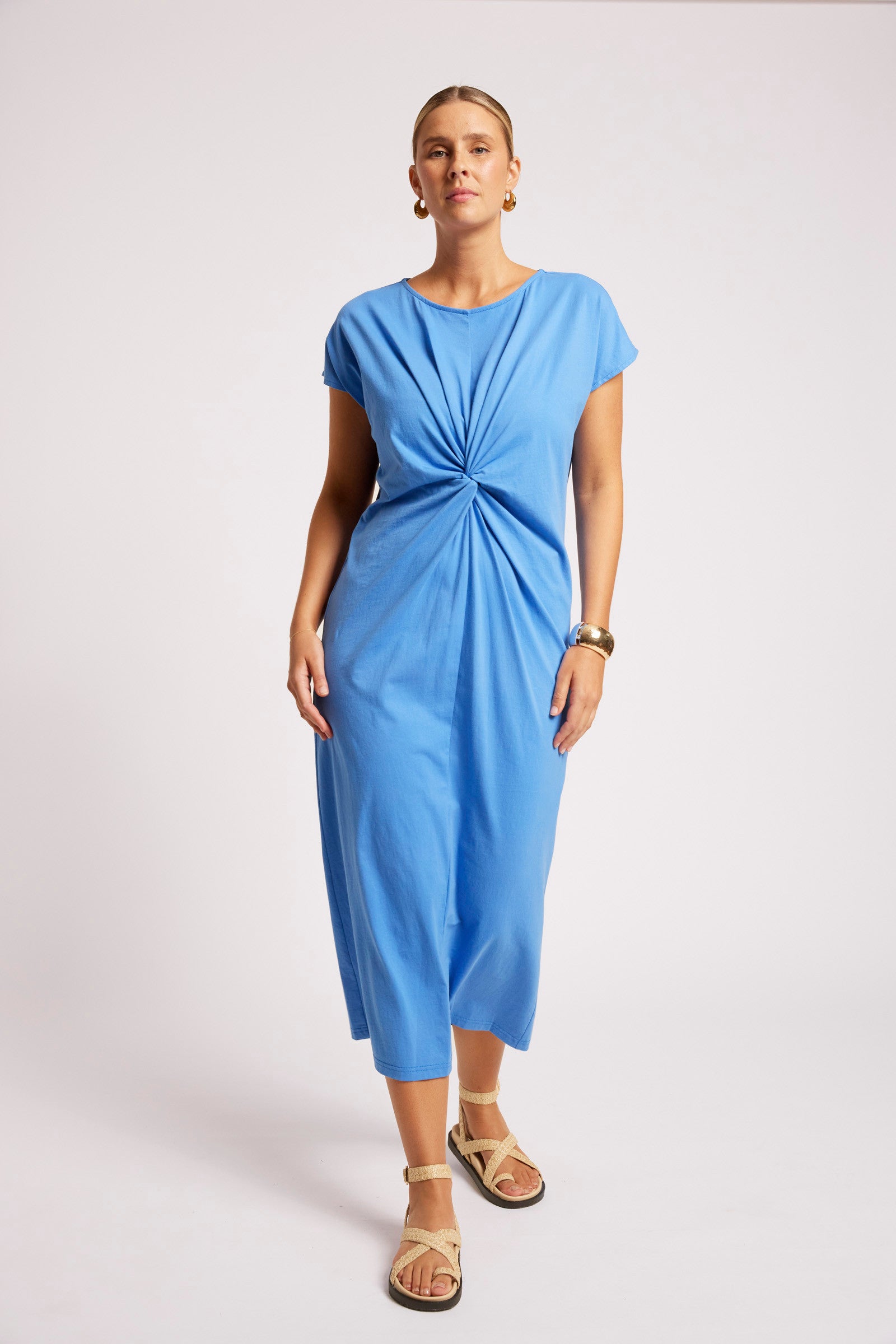 Casa Twist Dress - Marine