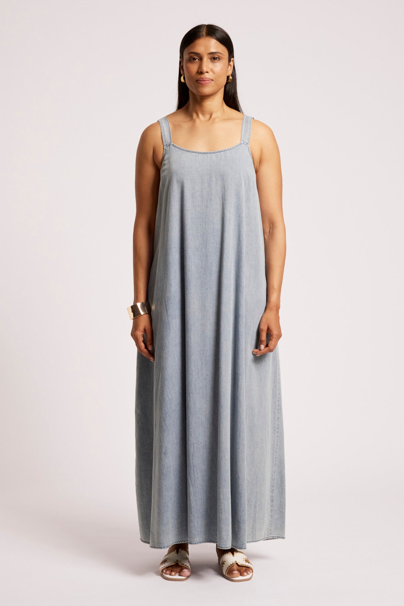 Roam Tank Maxi Dress - Denim