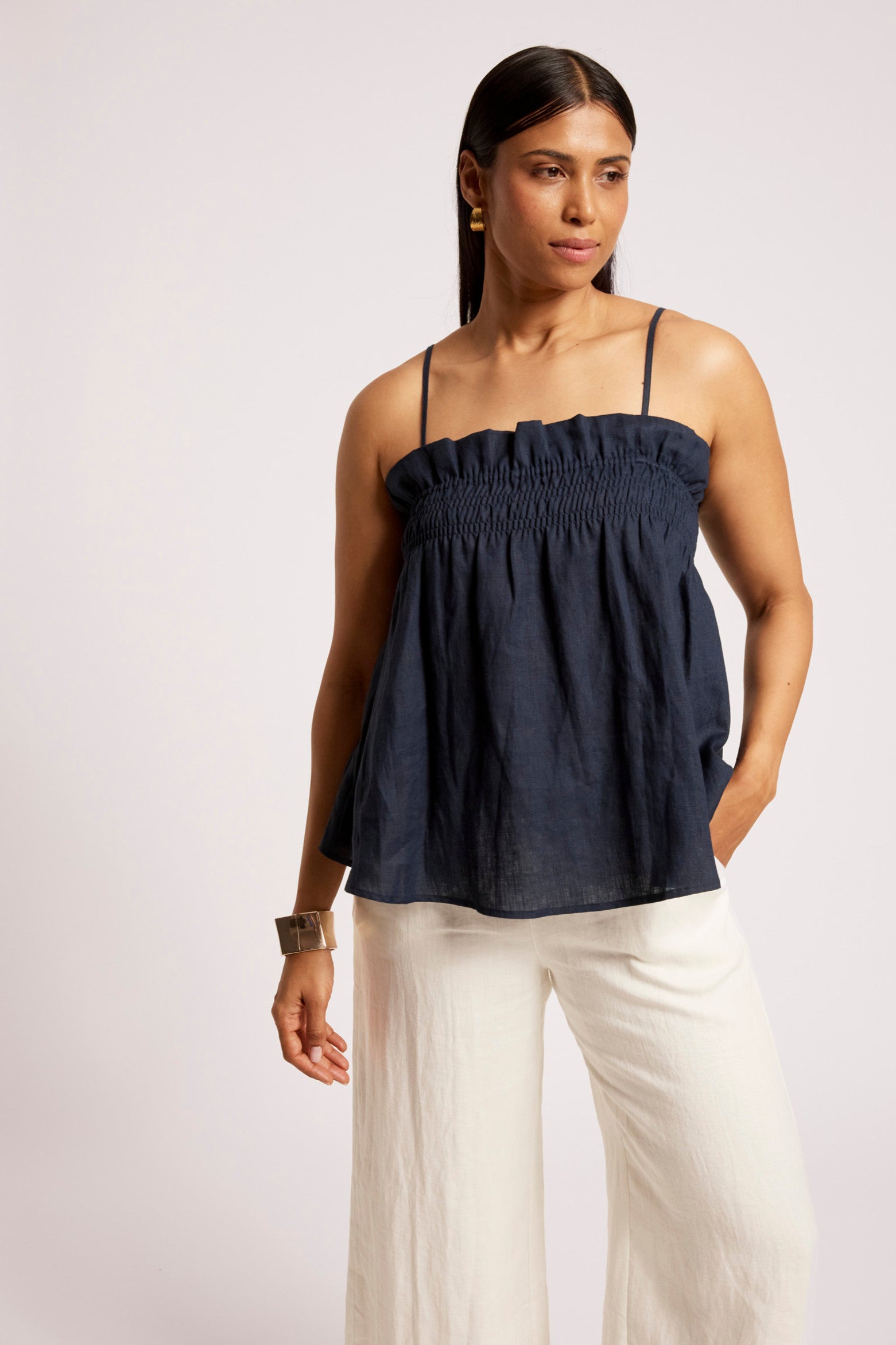 Cove Tank - Indigo
