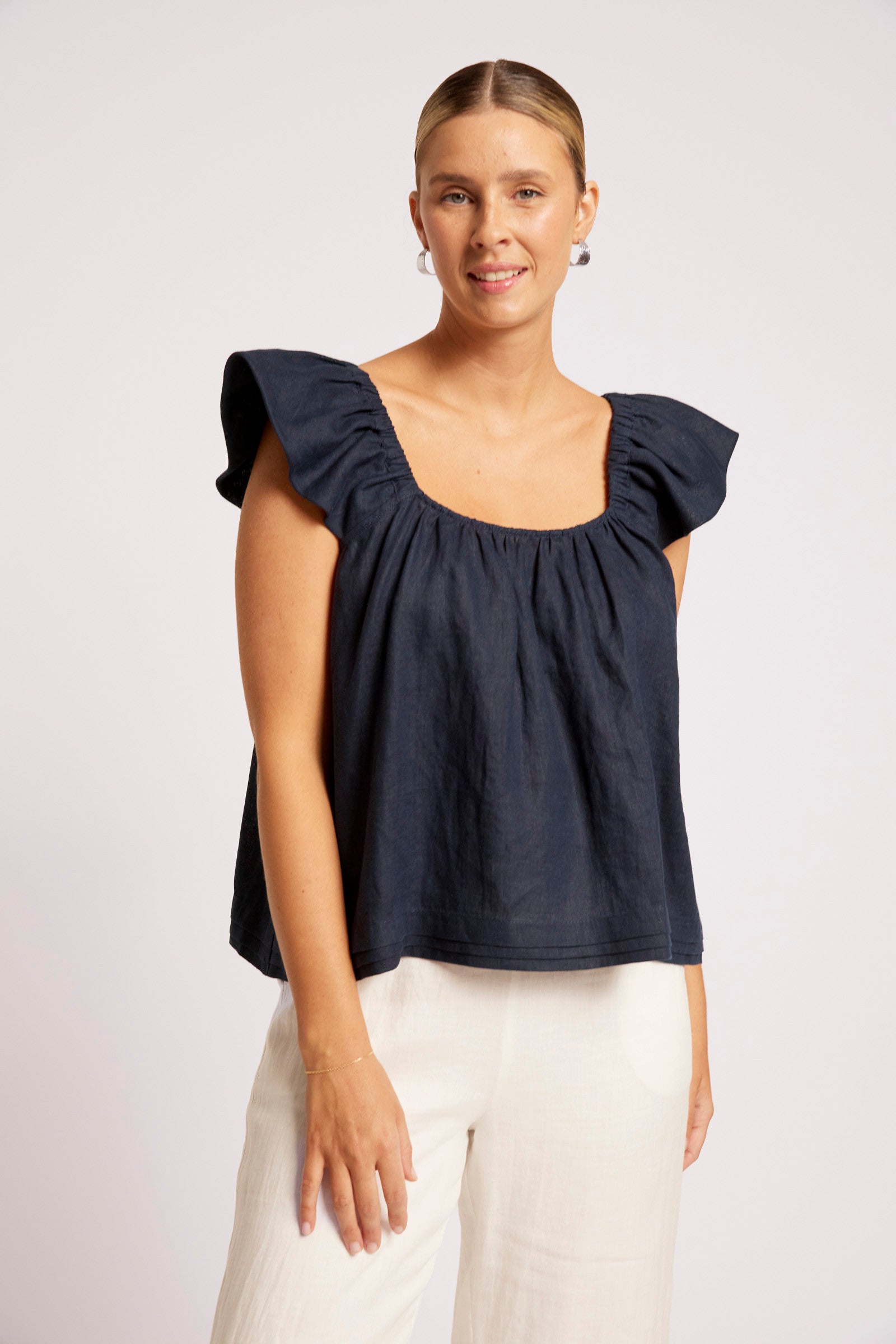Cove Top - Indigo