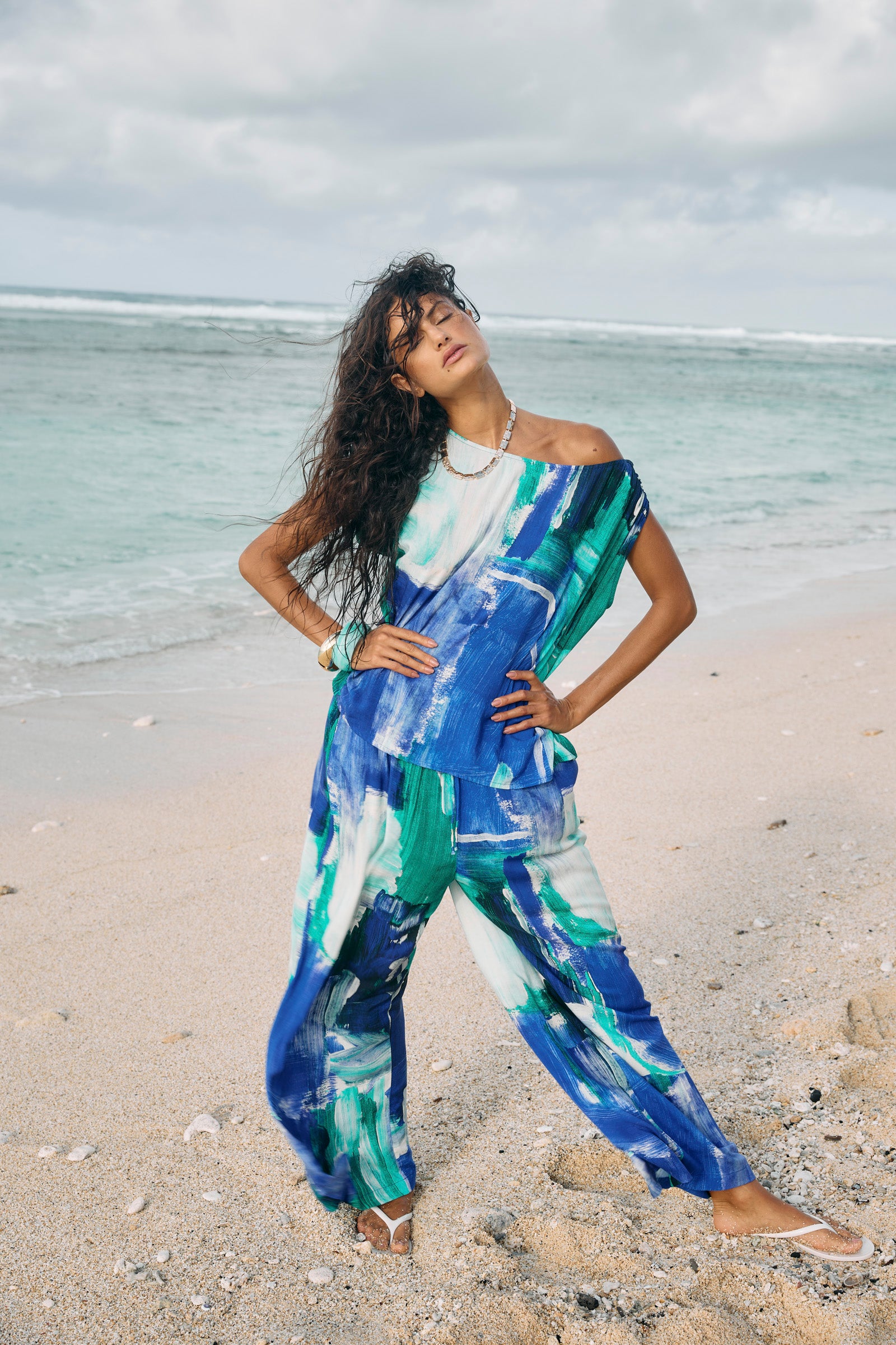 Palmera Top - Seafoam