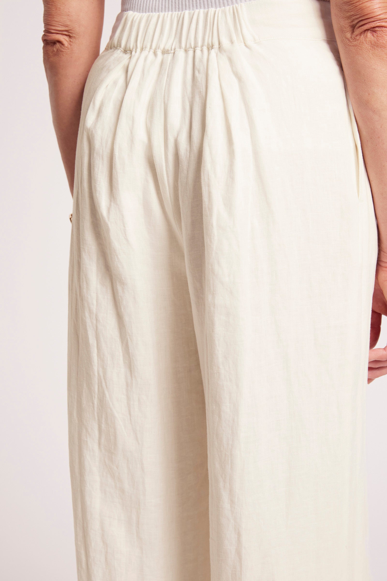 Cove Palazzo Pant - White