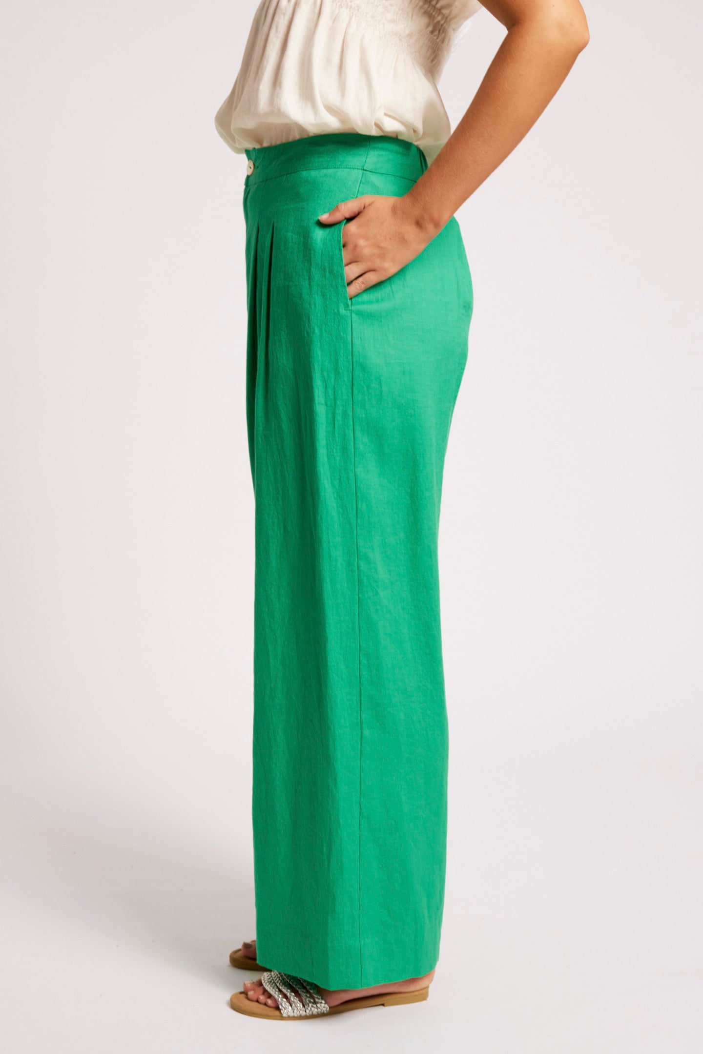 Cove Palazzo Pant - Jade