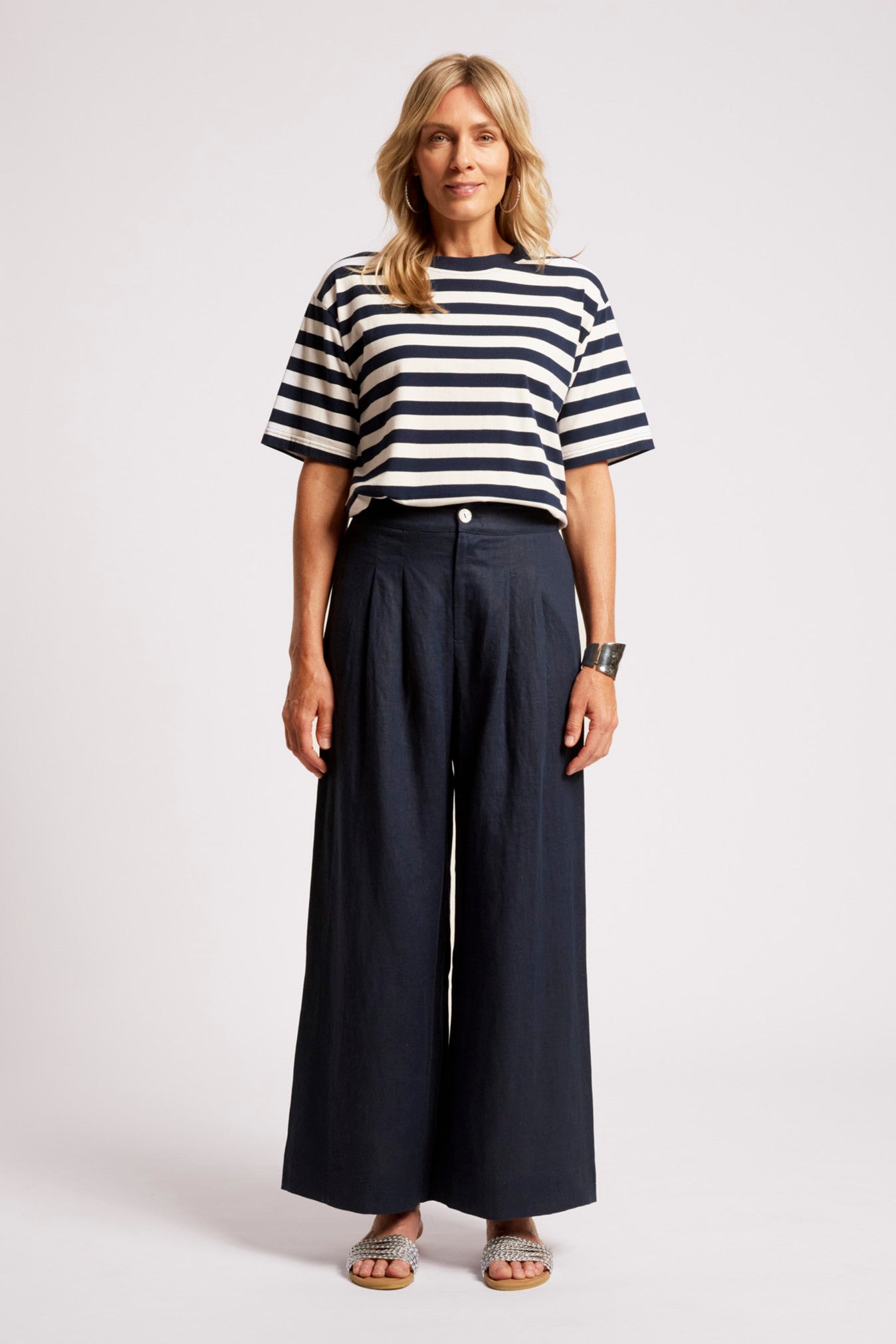Cove Palazzo Pant - Indigo