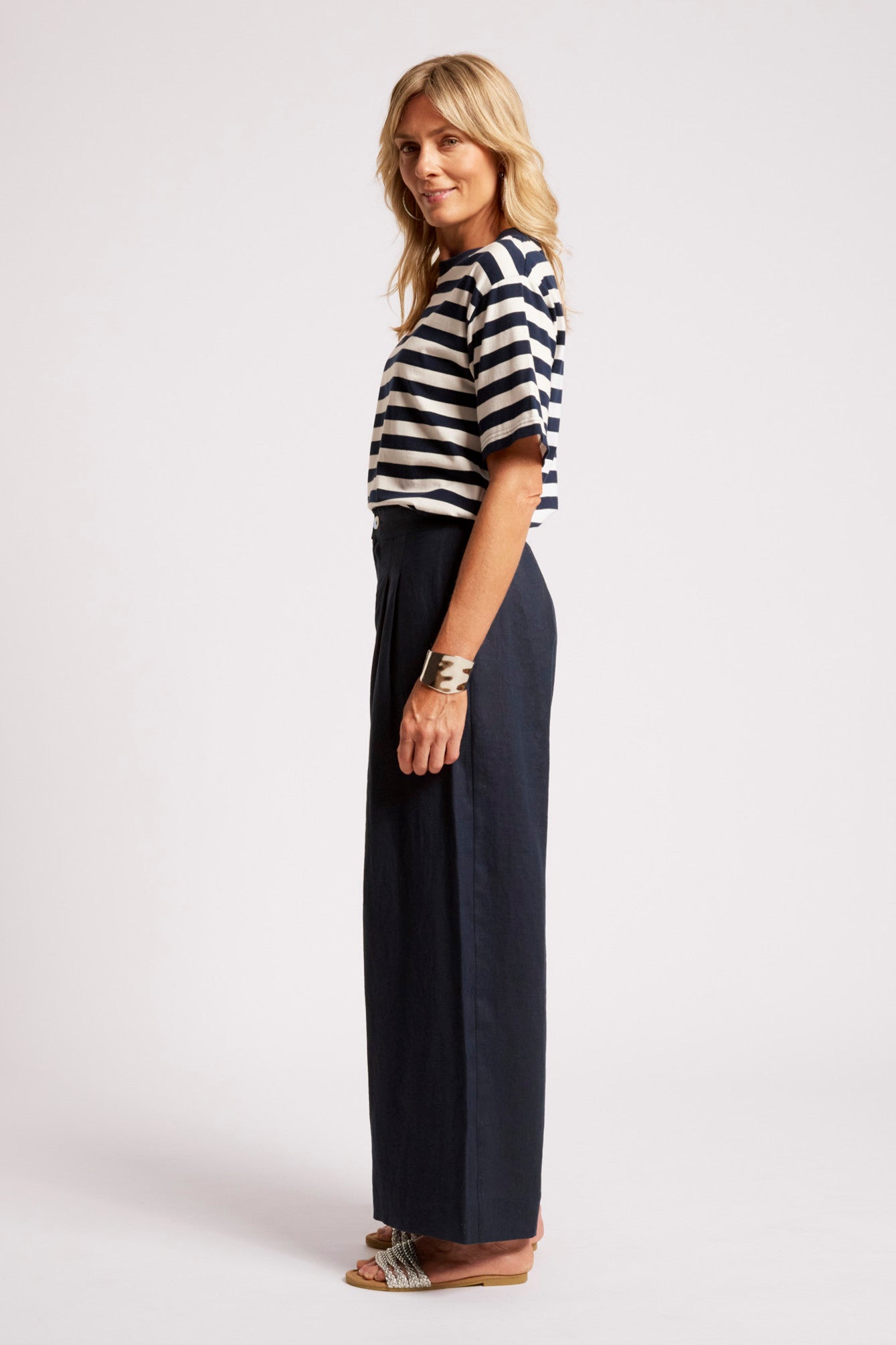 Cove Palazzo Pant - Indigo