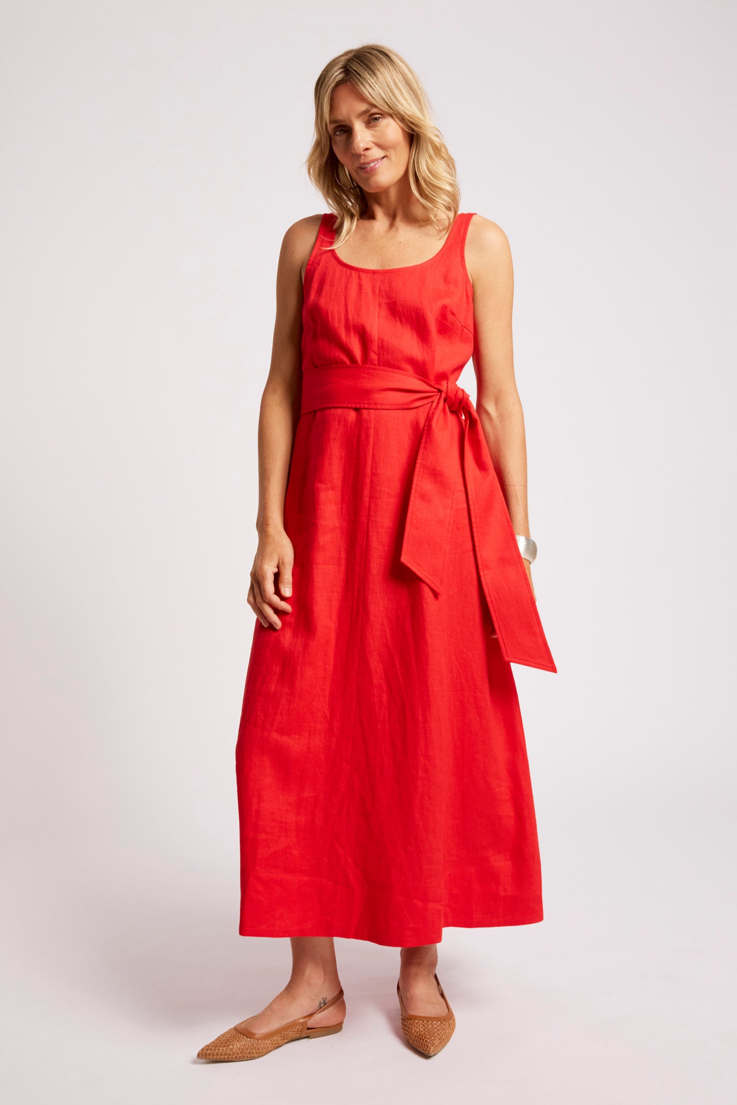 Cove Tank Maxi Dress - Aperol