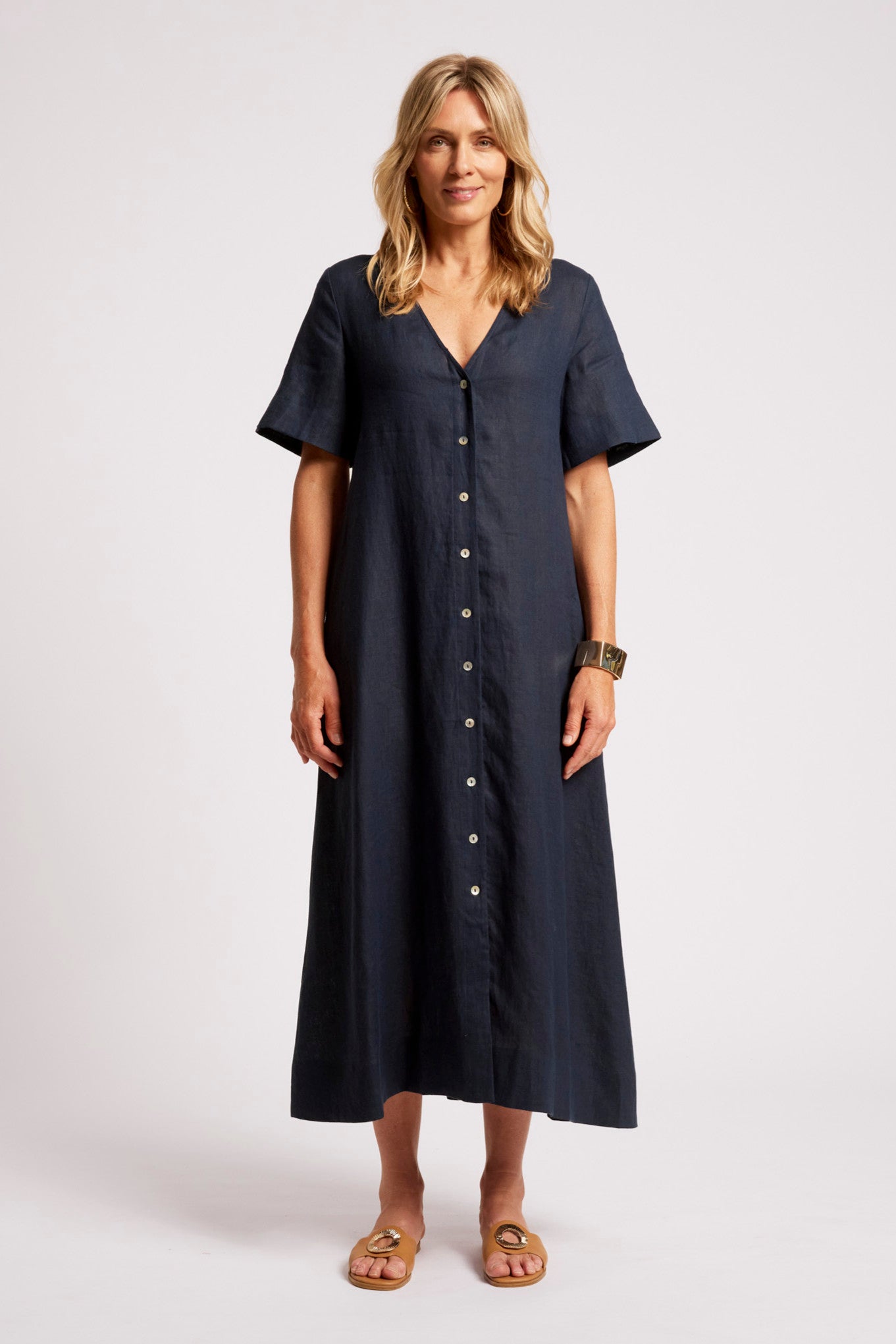 Cove Maxi Dress - Indigo