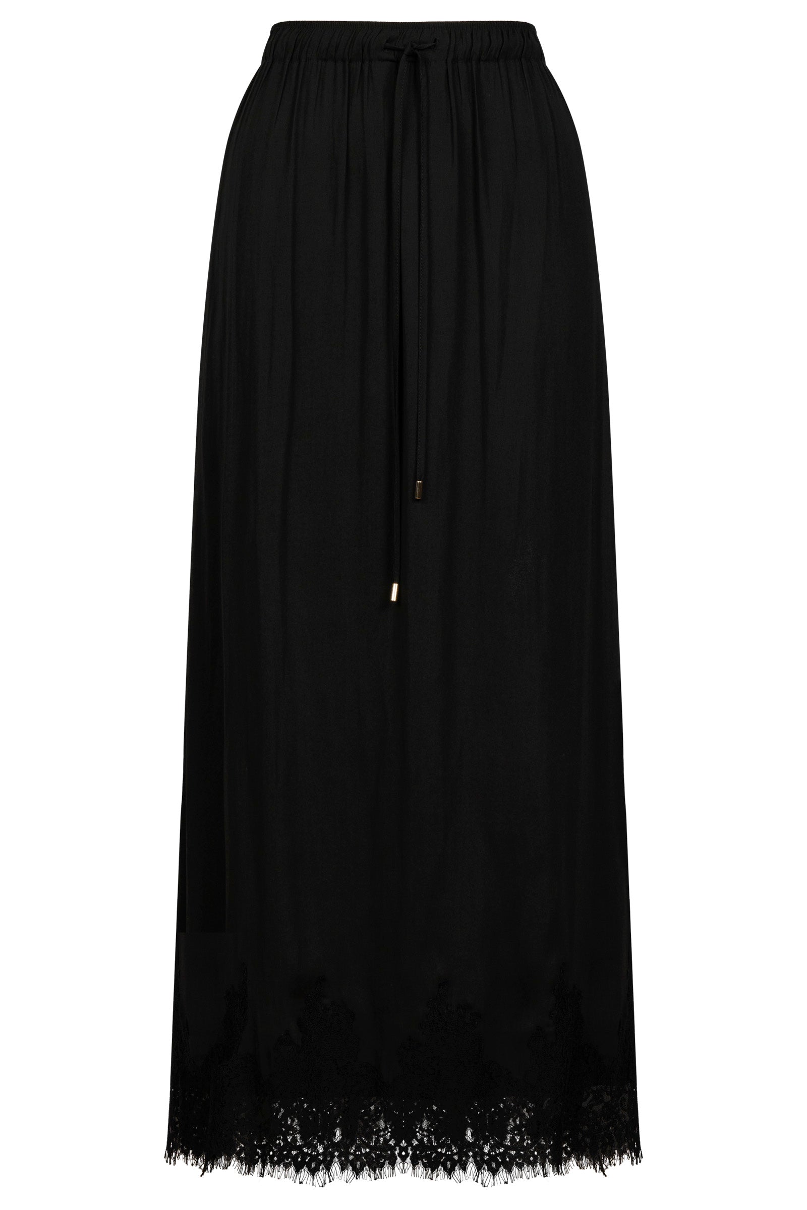 Drift Lace Skirt - Black
