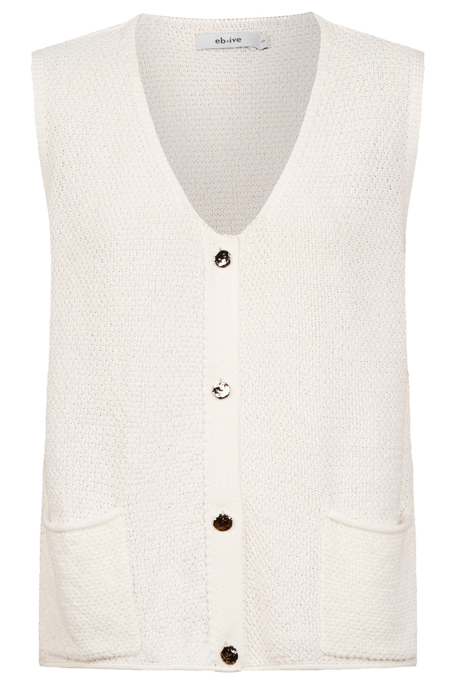 Maris Knit Vest - White