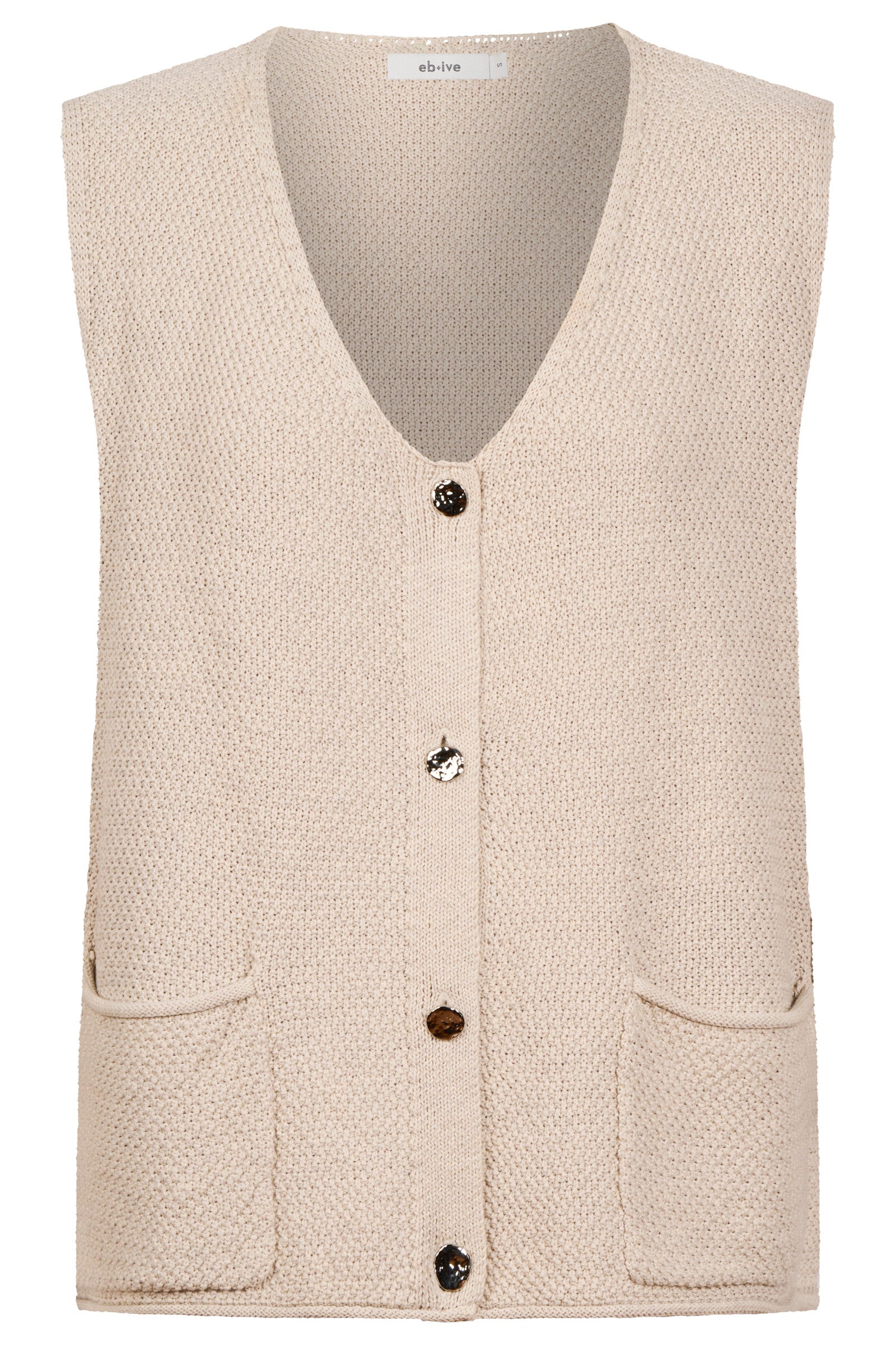 Maris Knit Vest - Tusk