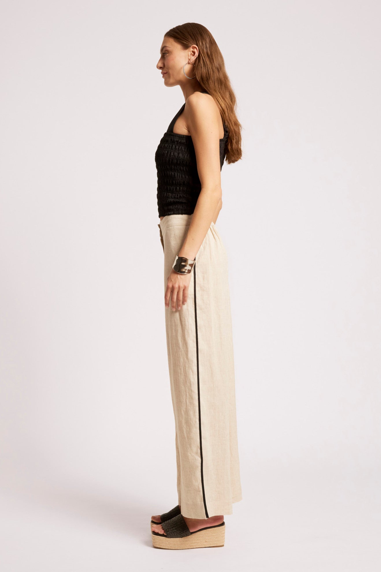 Maris Splice Pant - Tusk / Black