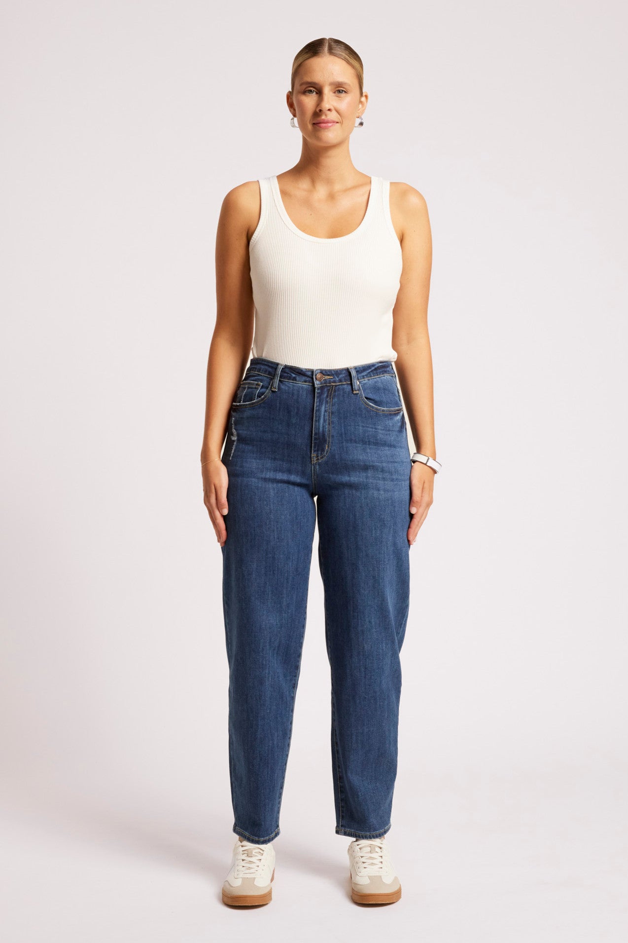 Maris Barrel Denim Jean - Denim