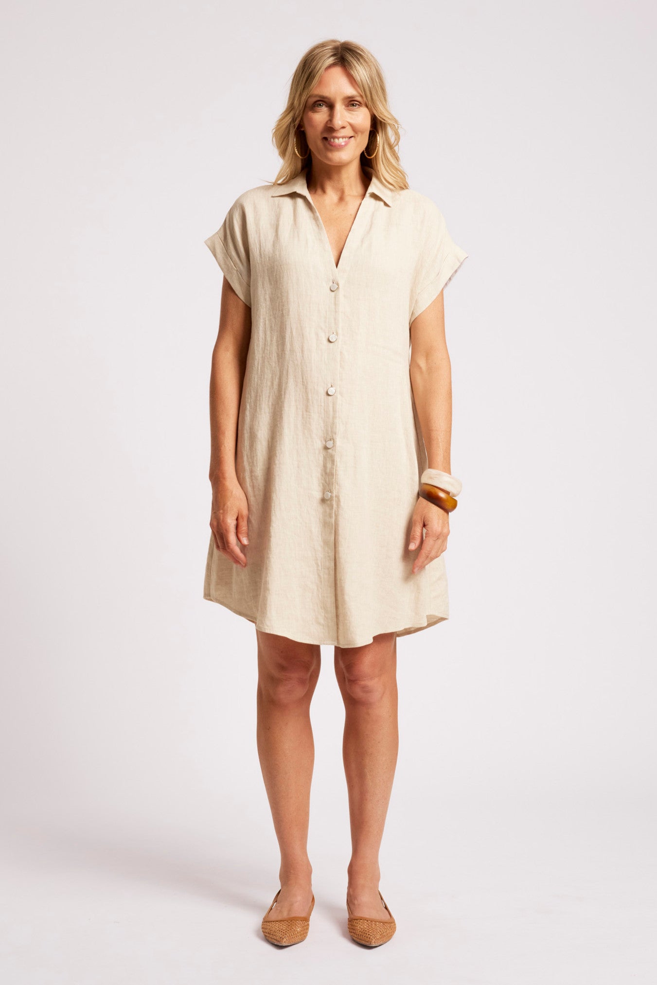 Maris Shirt Dress - Tusk