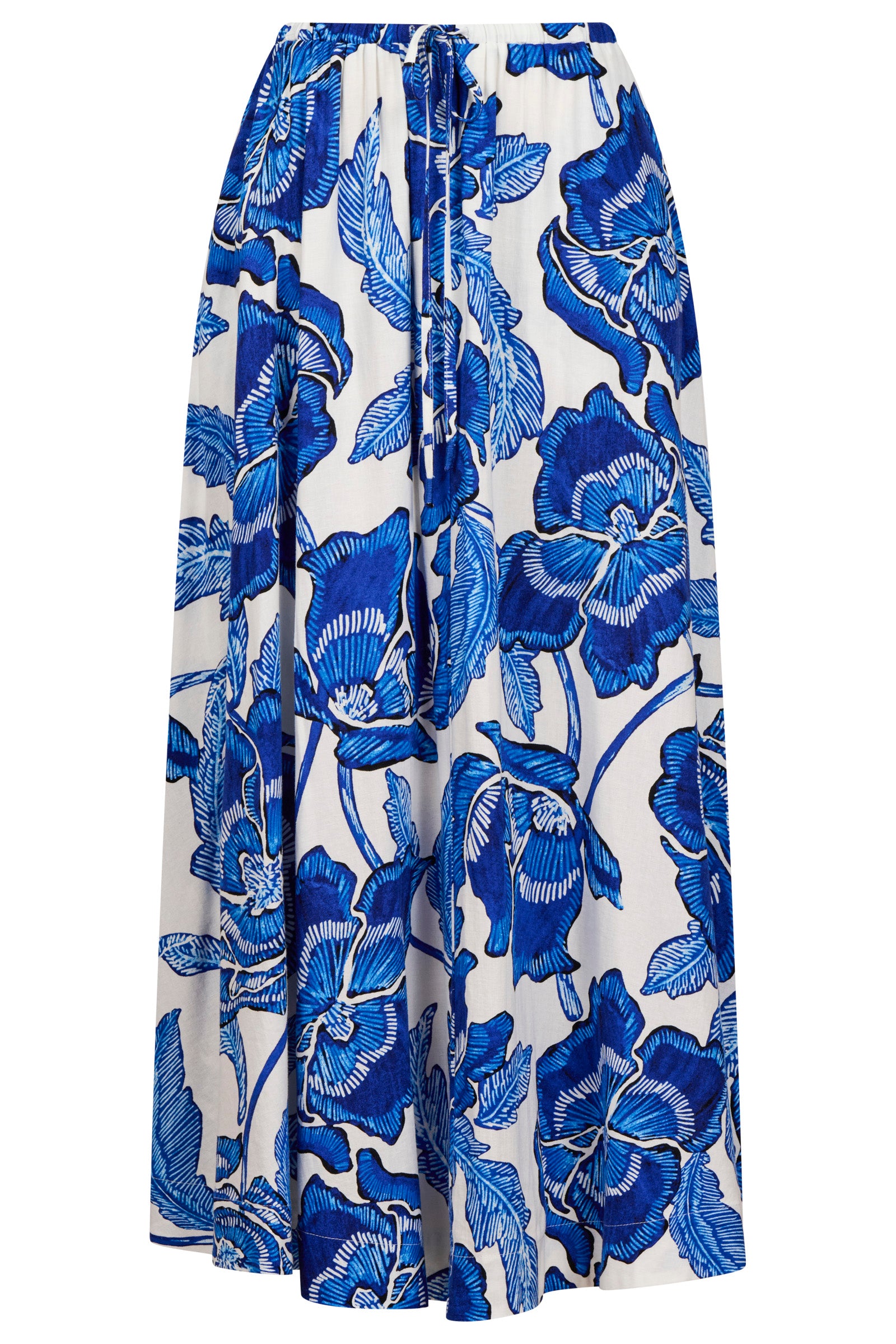 Gaia Maxi Skirt - Azure