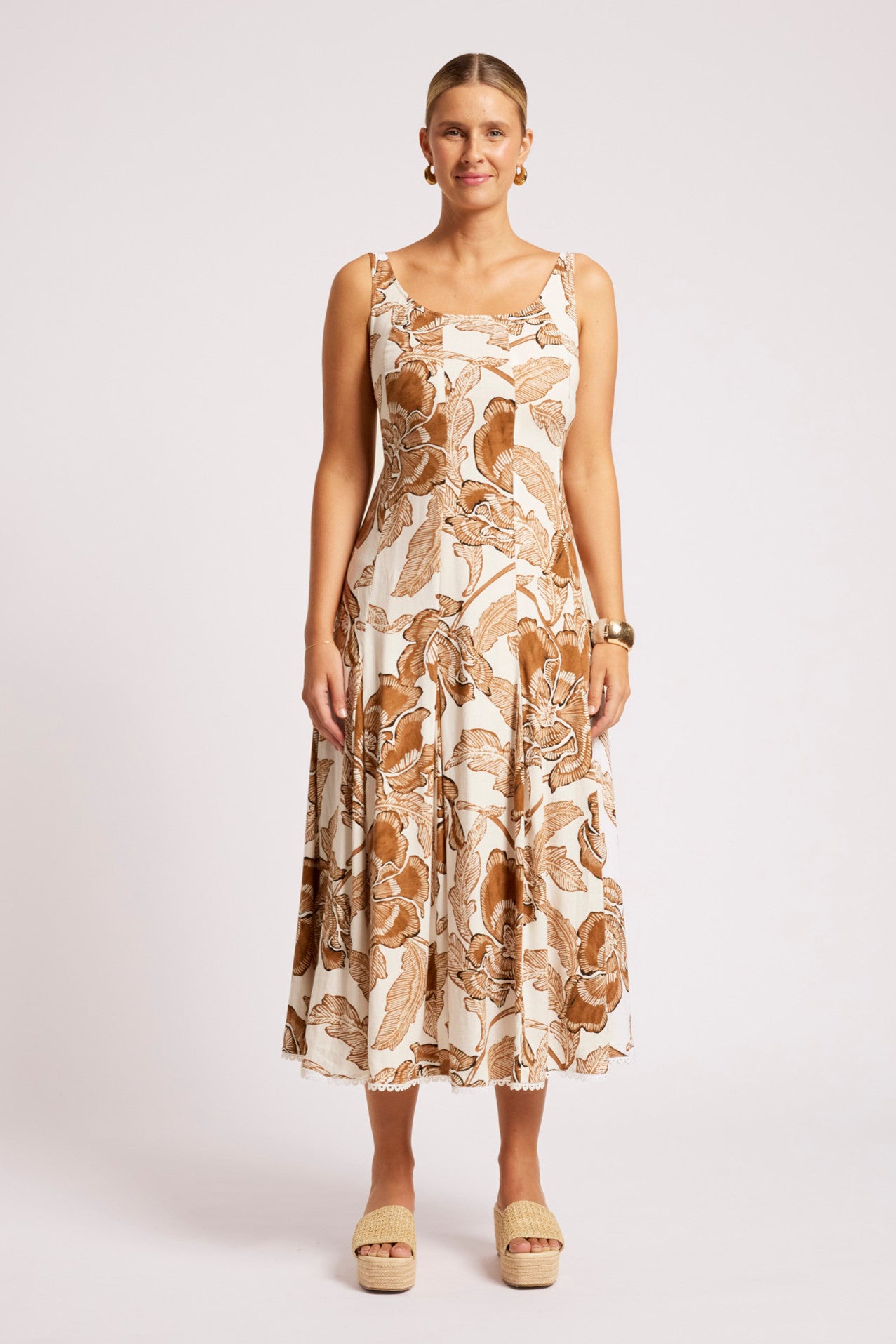 Gaia Tank Maxi Dress - Dune