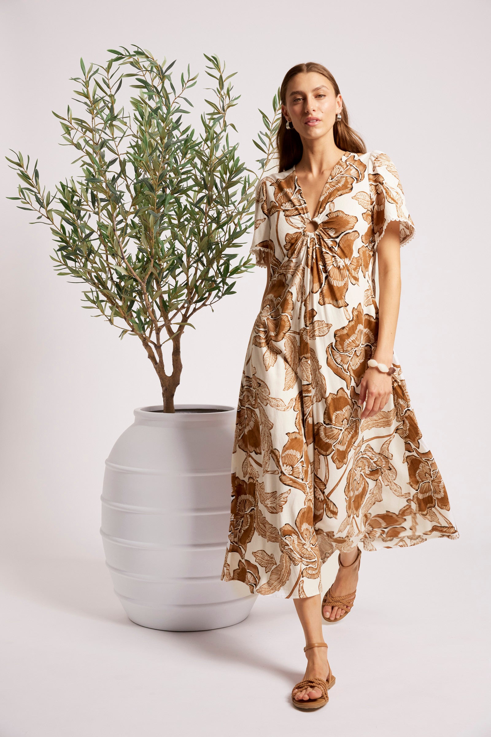 Gaia Maxi Dress - Dune