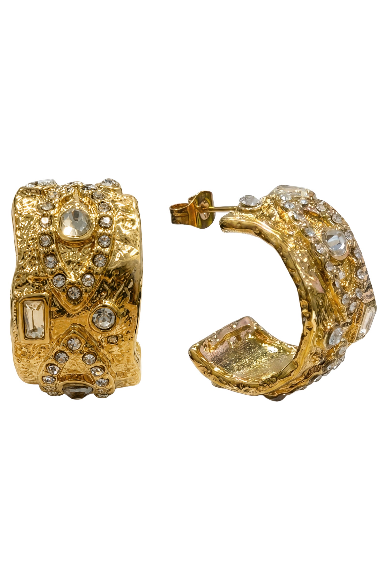 Solara Earring - Gold / Zirco