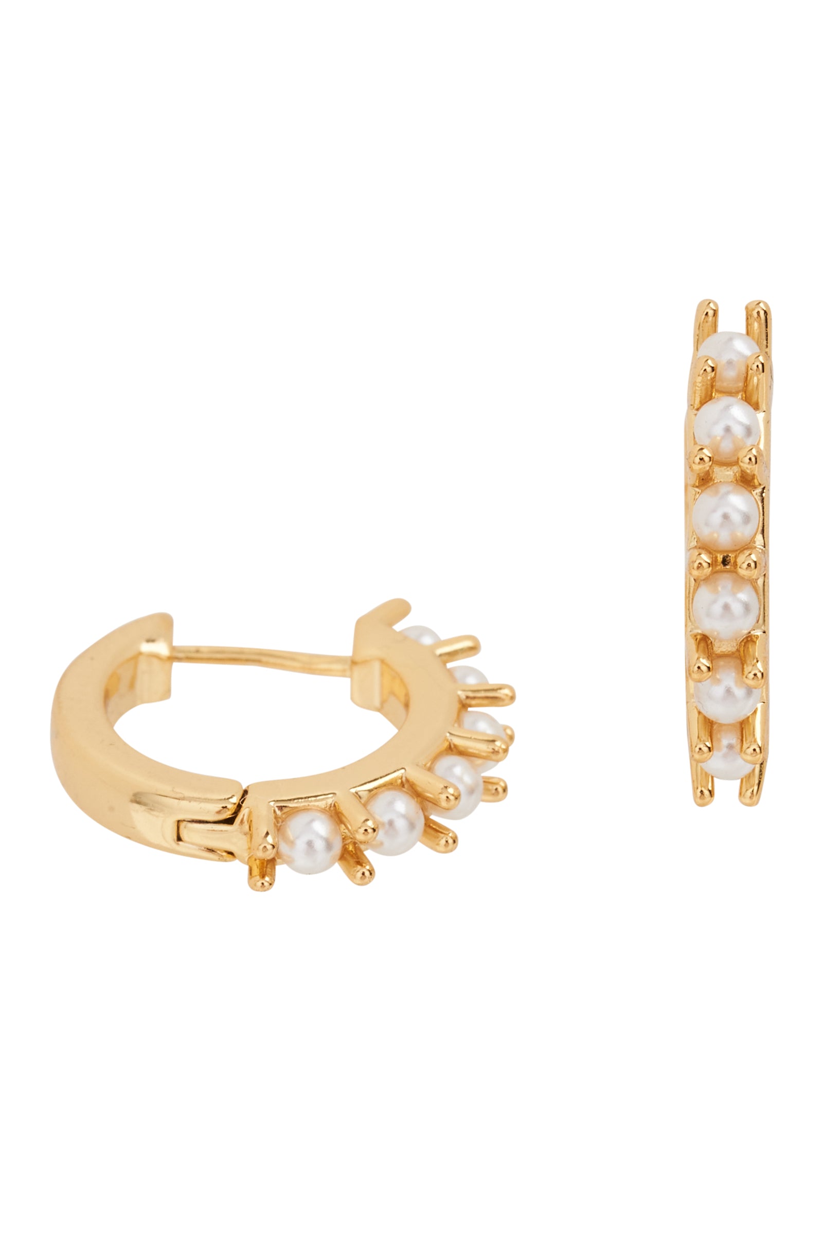 Heritage Earring - Pearl Huggie - eb&ive Earring