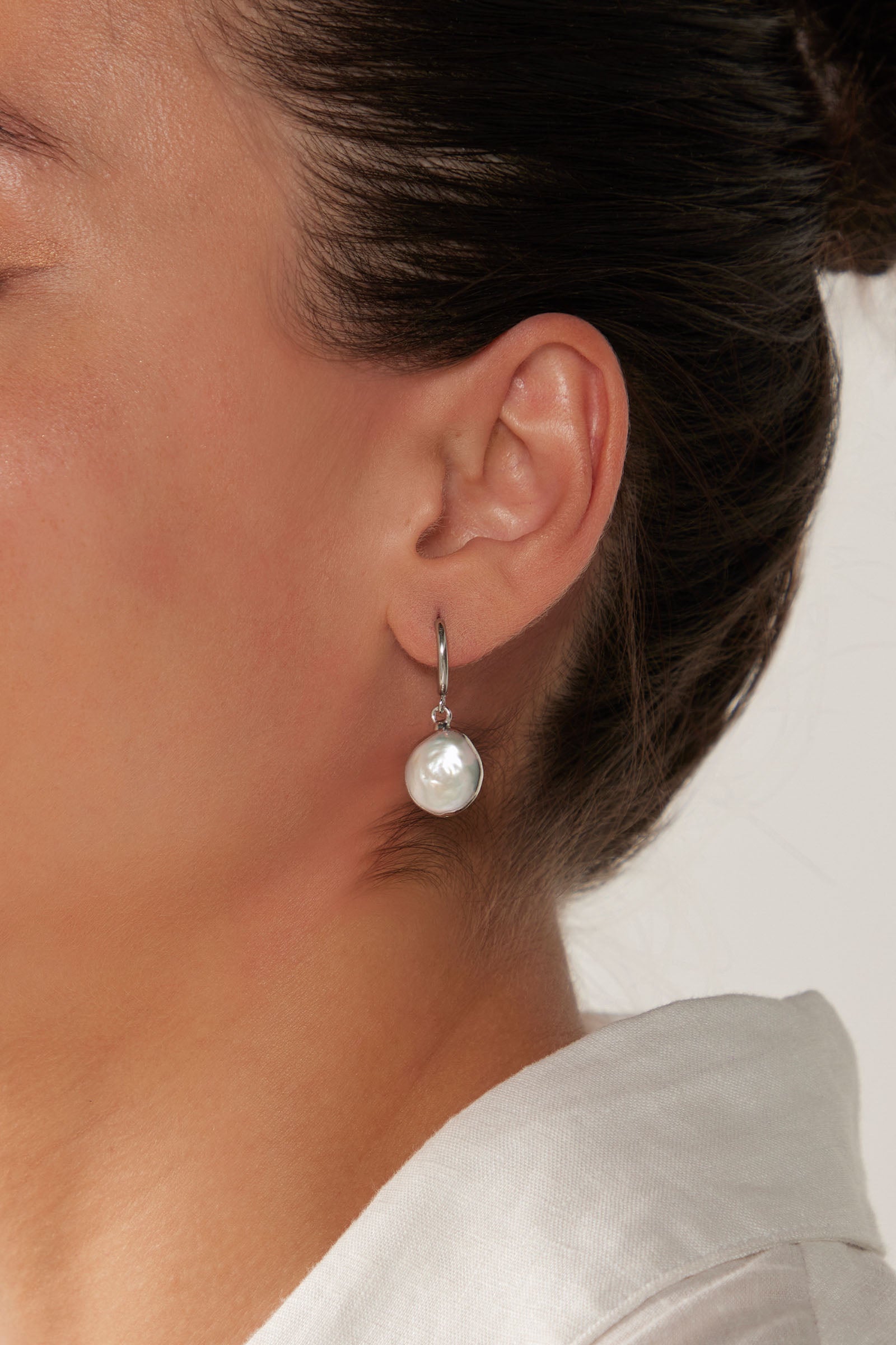 Heritage Earring - Clear Dome - eb&ive Earring