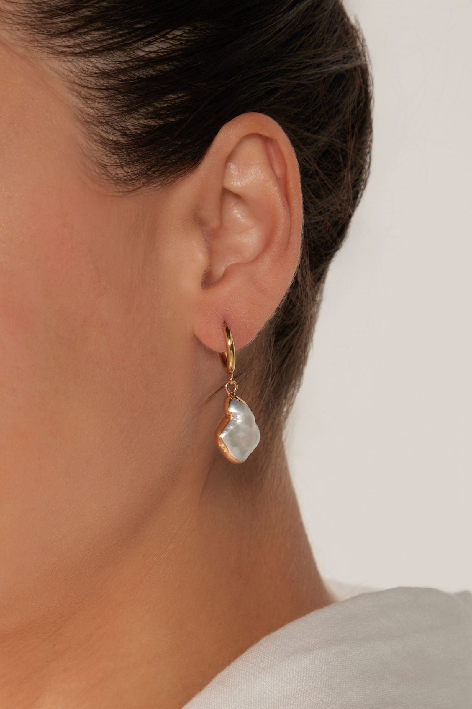 Heritage Earring - Square Stone - eb&ive Earring