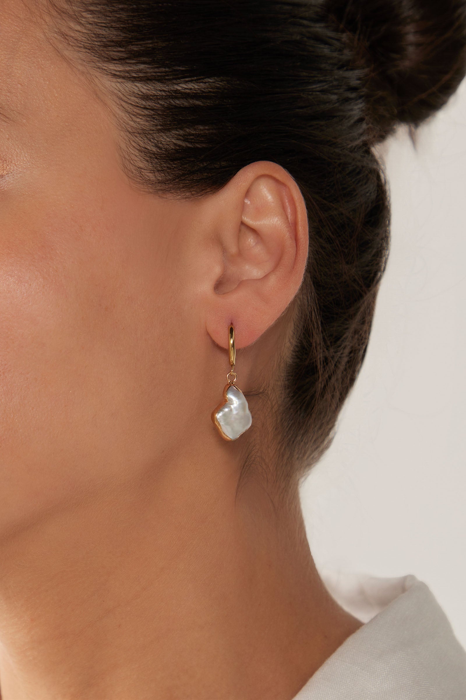 Heritage Earring - Square Stone - eb&ive Earring