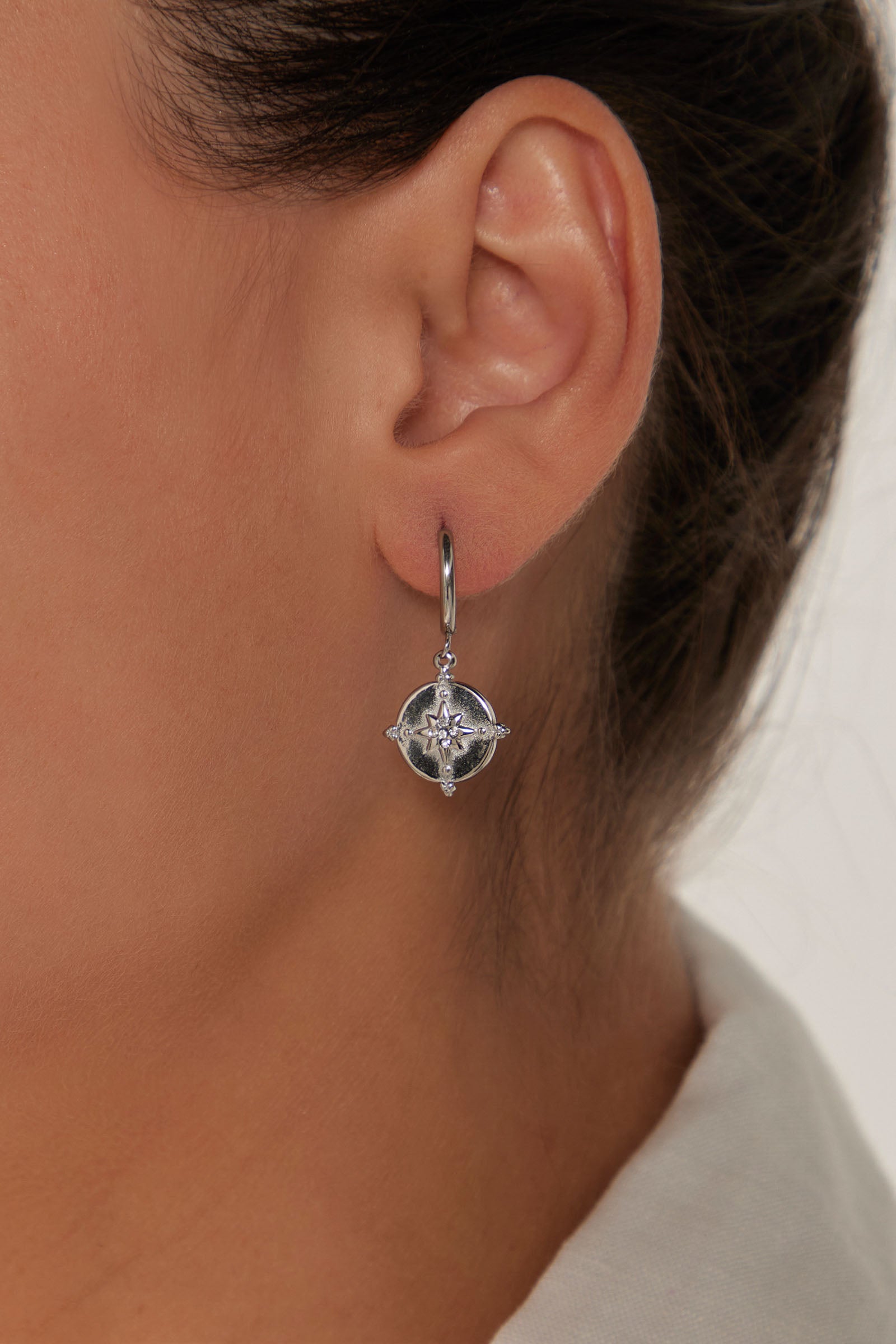 Heritage Earring - Silver Star - eb&ive Earring