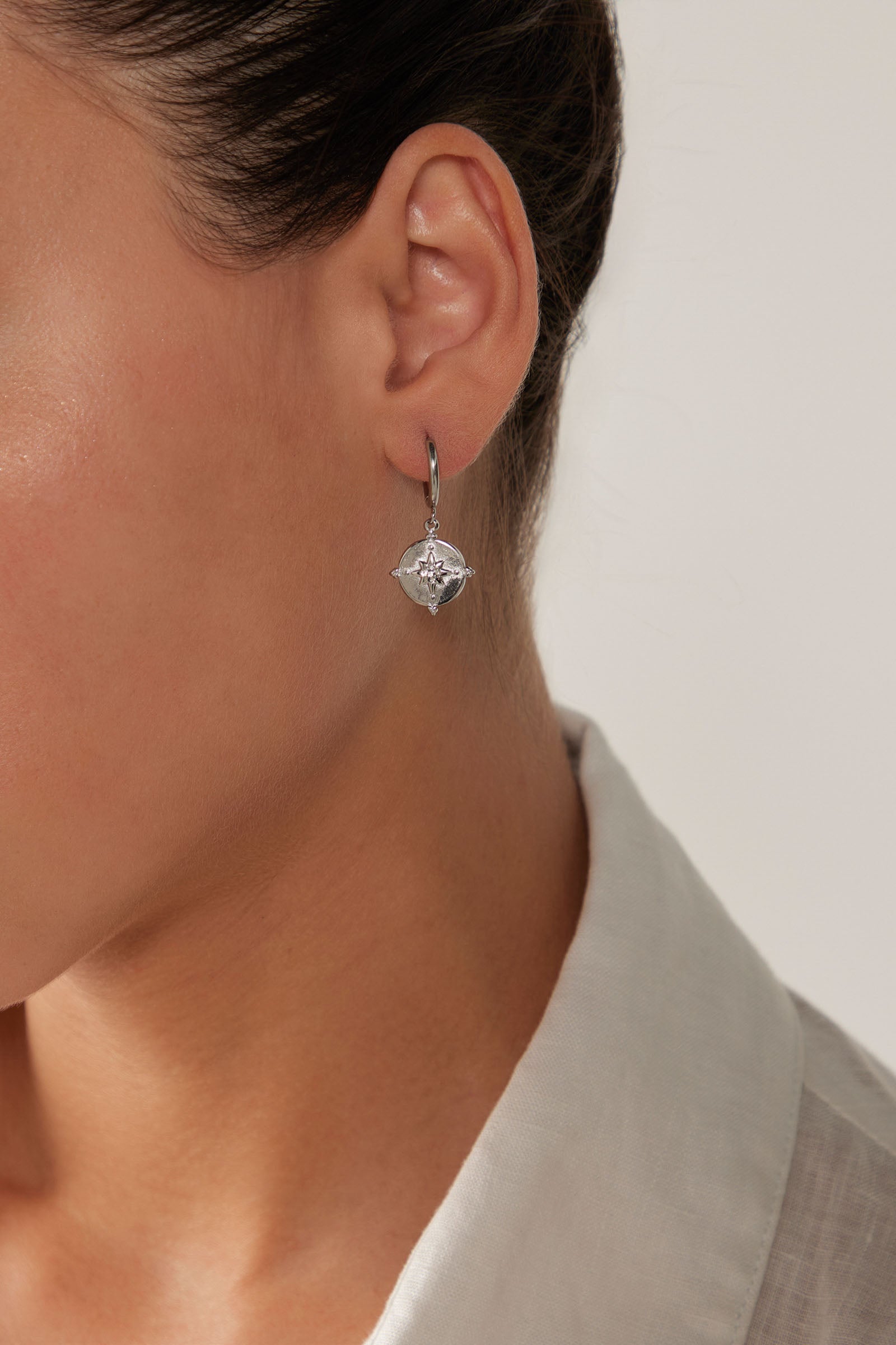 Heritage Earring - Silver Star - eb&ive Earring