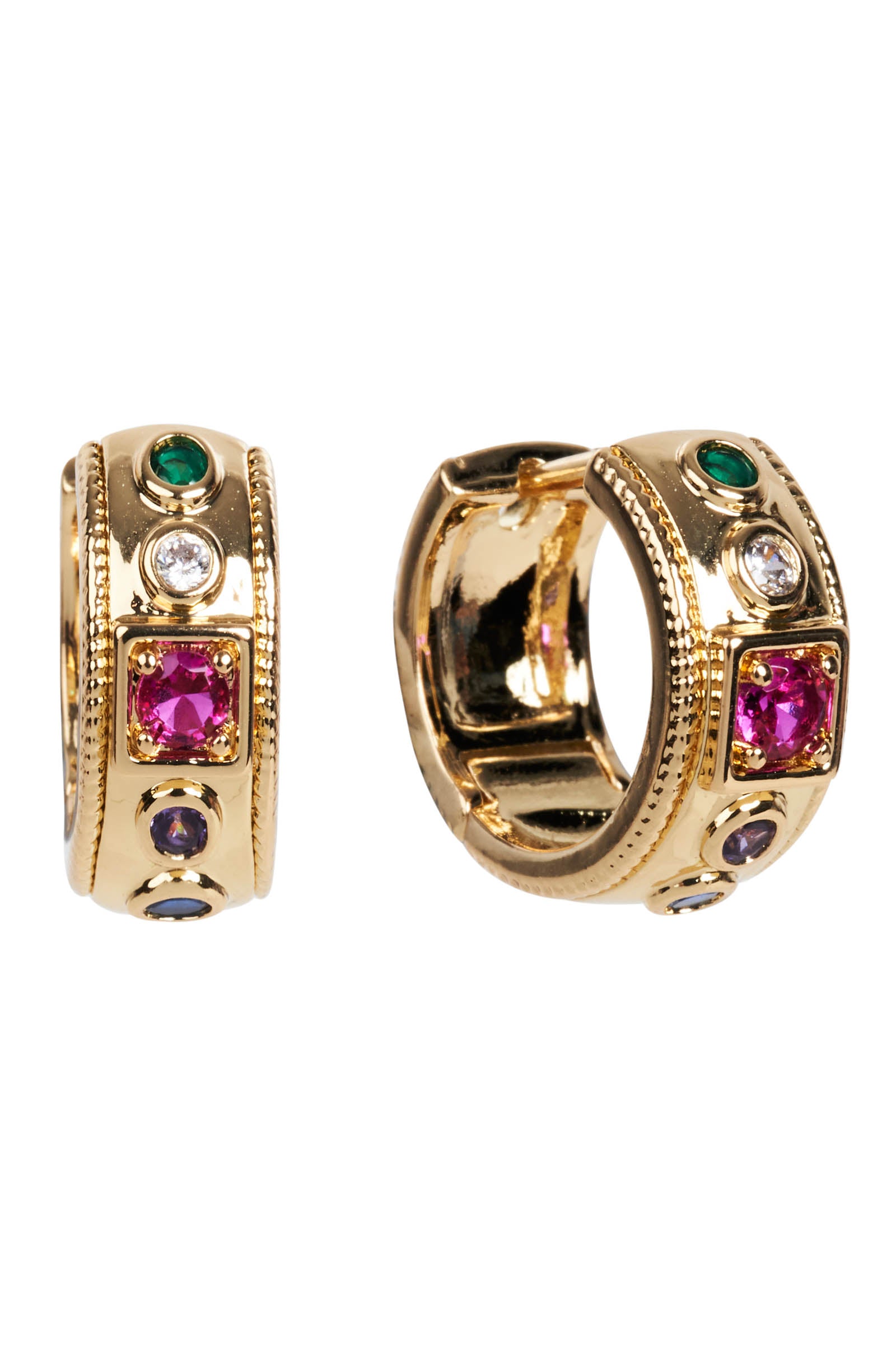 Heritage Earring - Gold Gem