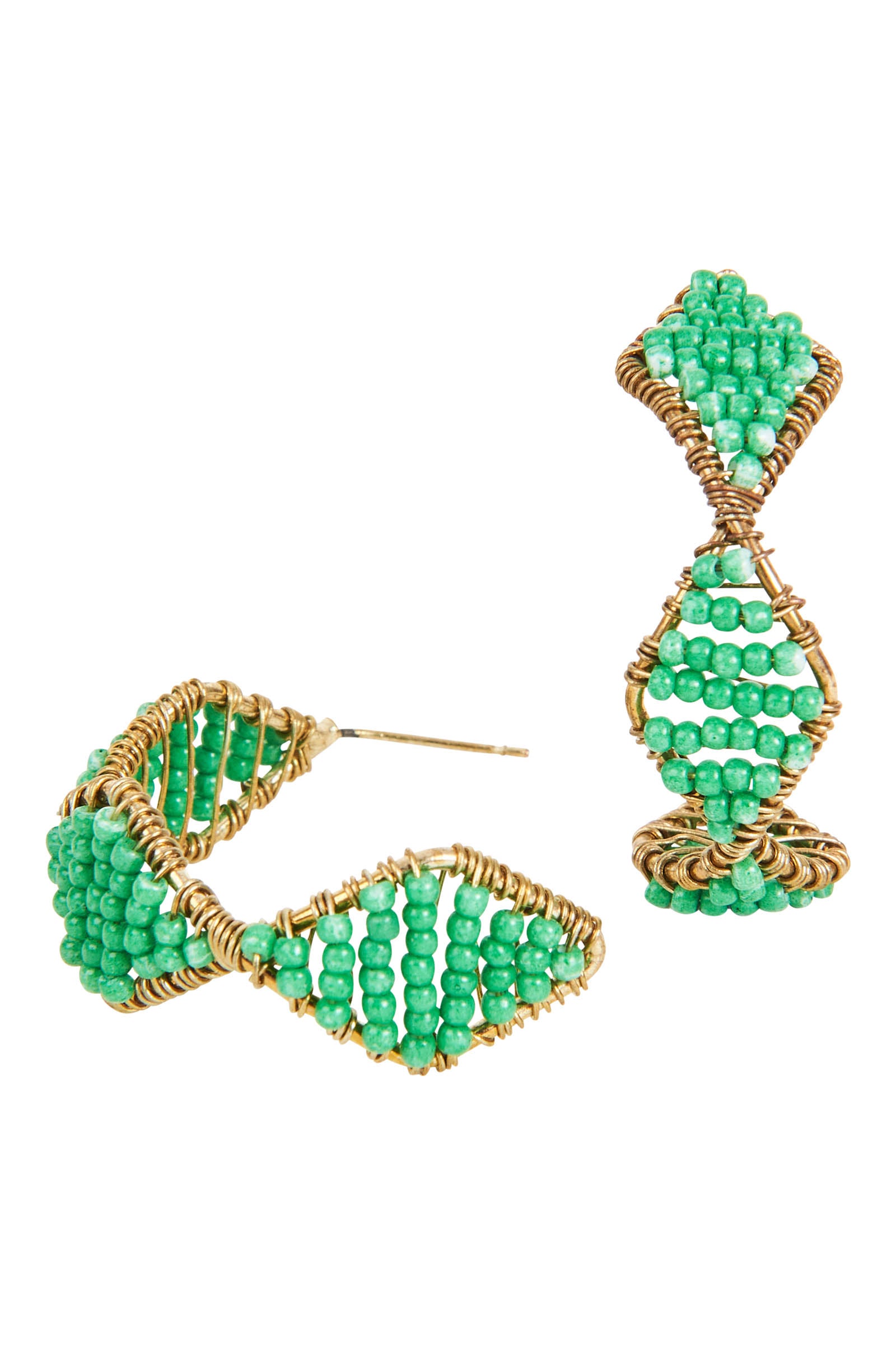 Vivid Bead Earring - Kiwi - eb&ive Earring