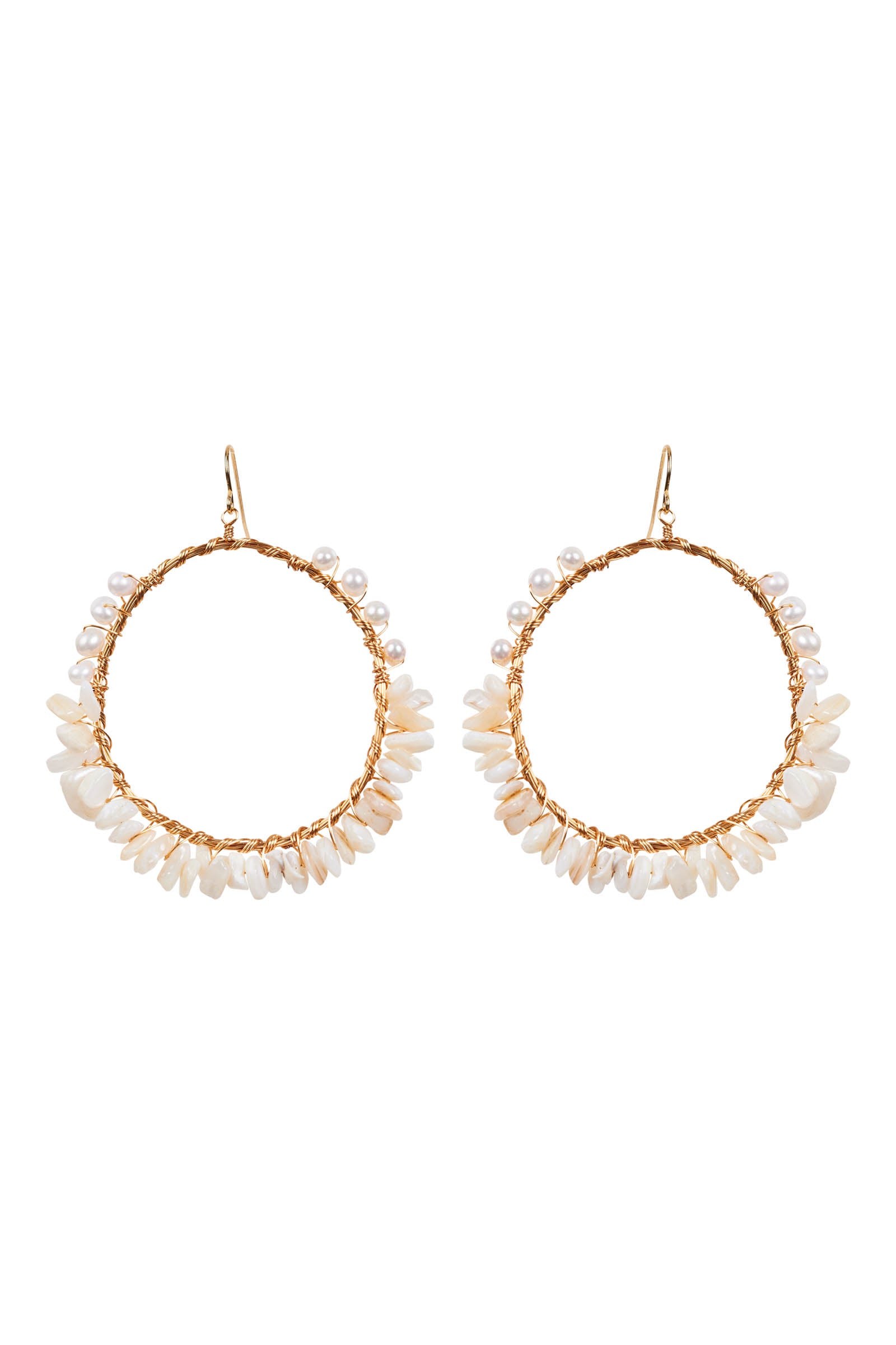 Essence Earring - Shell - eb&ive Earring