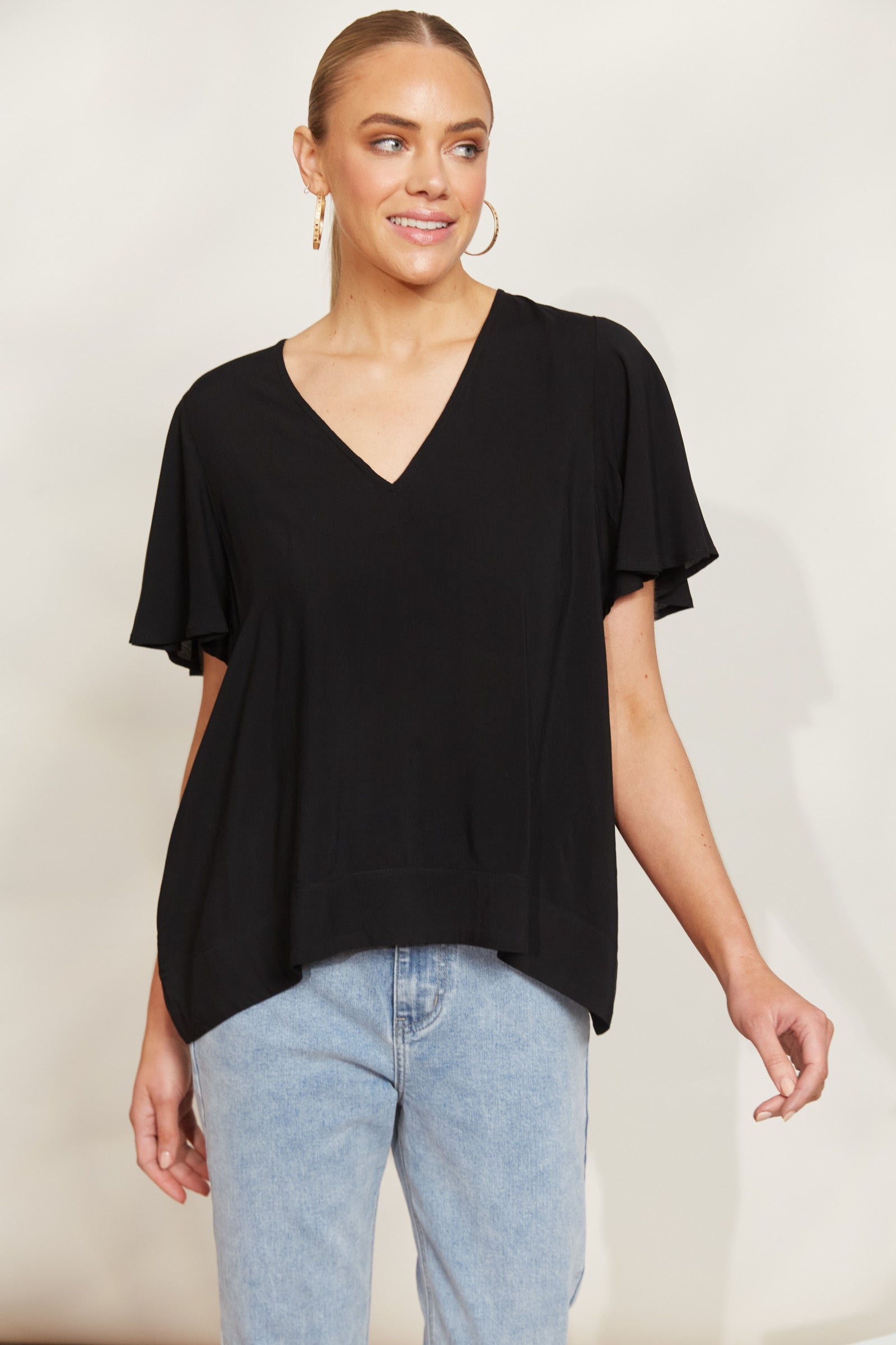 La Mer Top - Sable - eb&ive Clothing - Top S/S