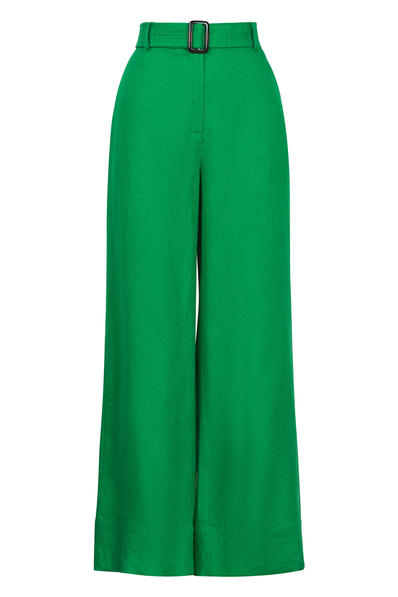 Halcyon Pant - Emerald - eb&ive Clothing - Pant Wide Linen