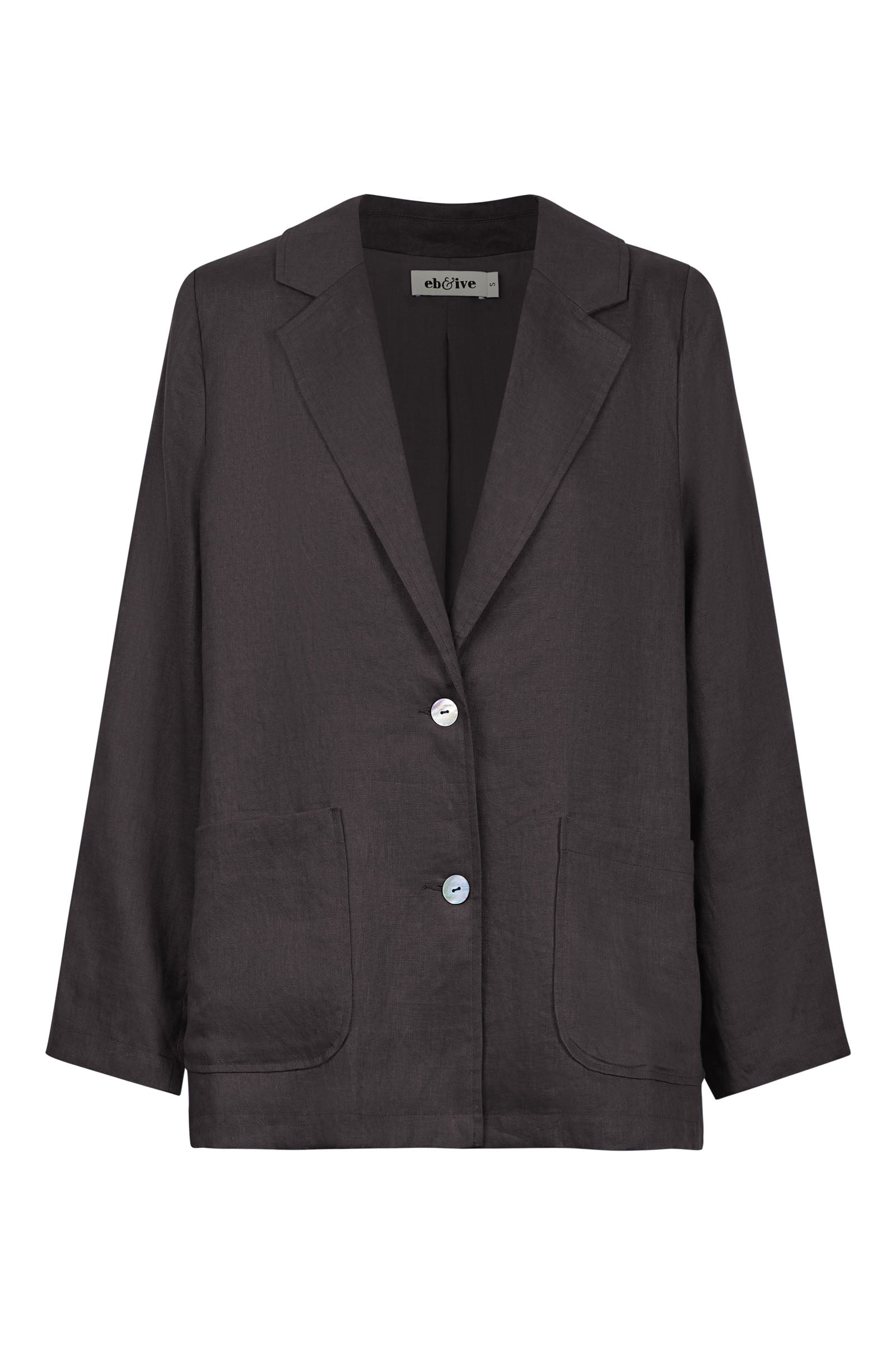 Halcyon Blazer - Oyster - eb&ive Clothing - Jacket Blazer Linen