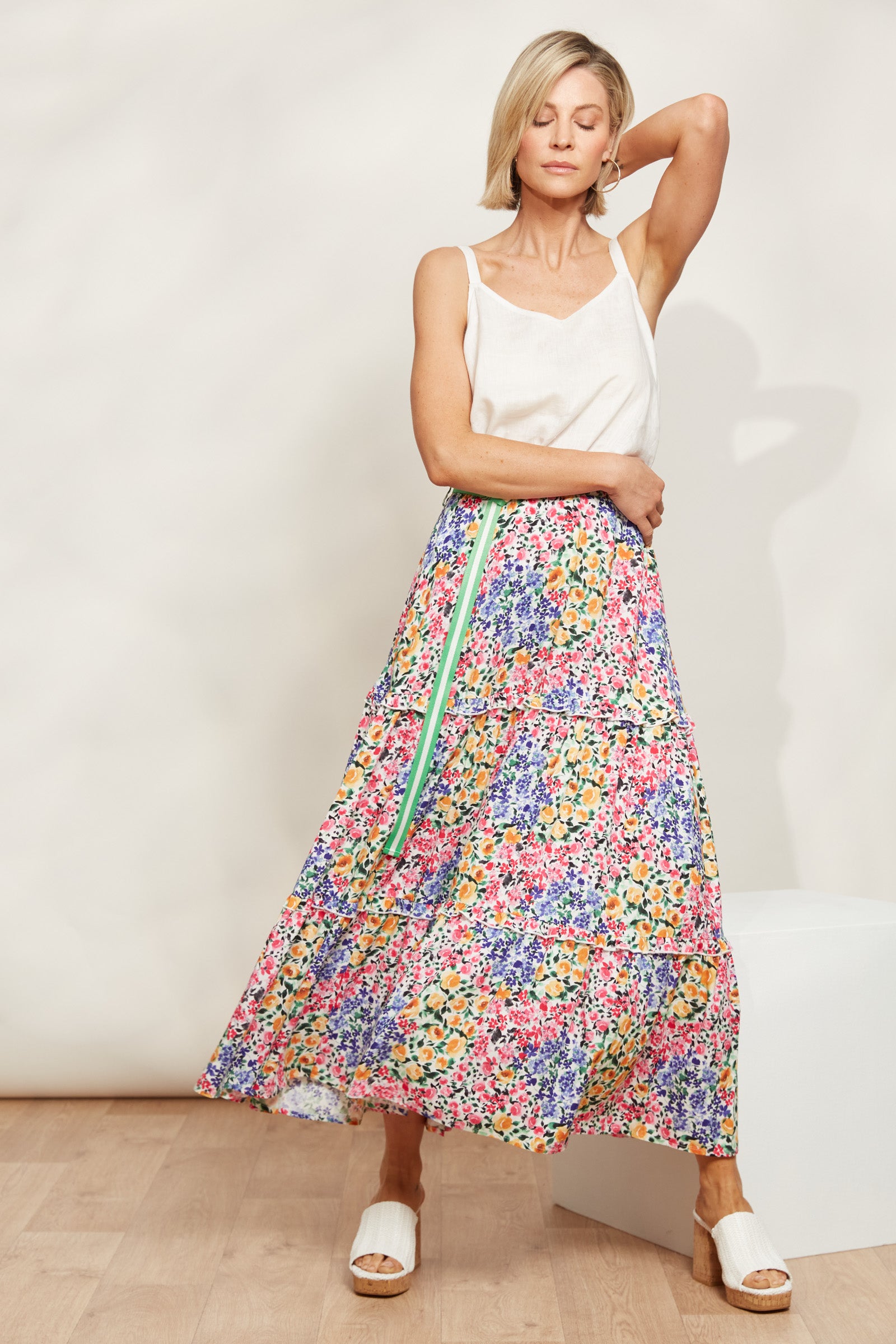 La Mer Skirt - Fiore - eb&ive Clothing - Skirt Mid