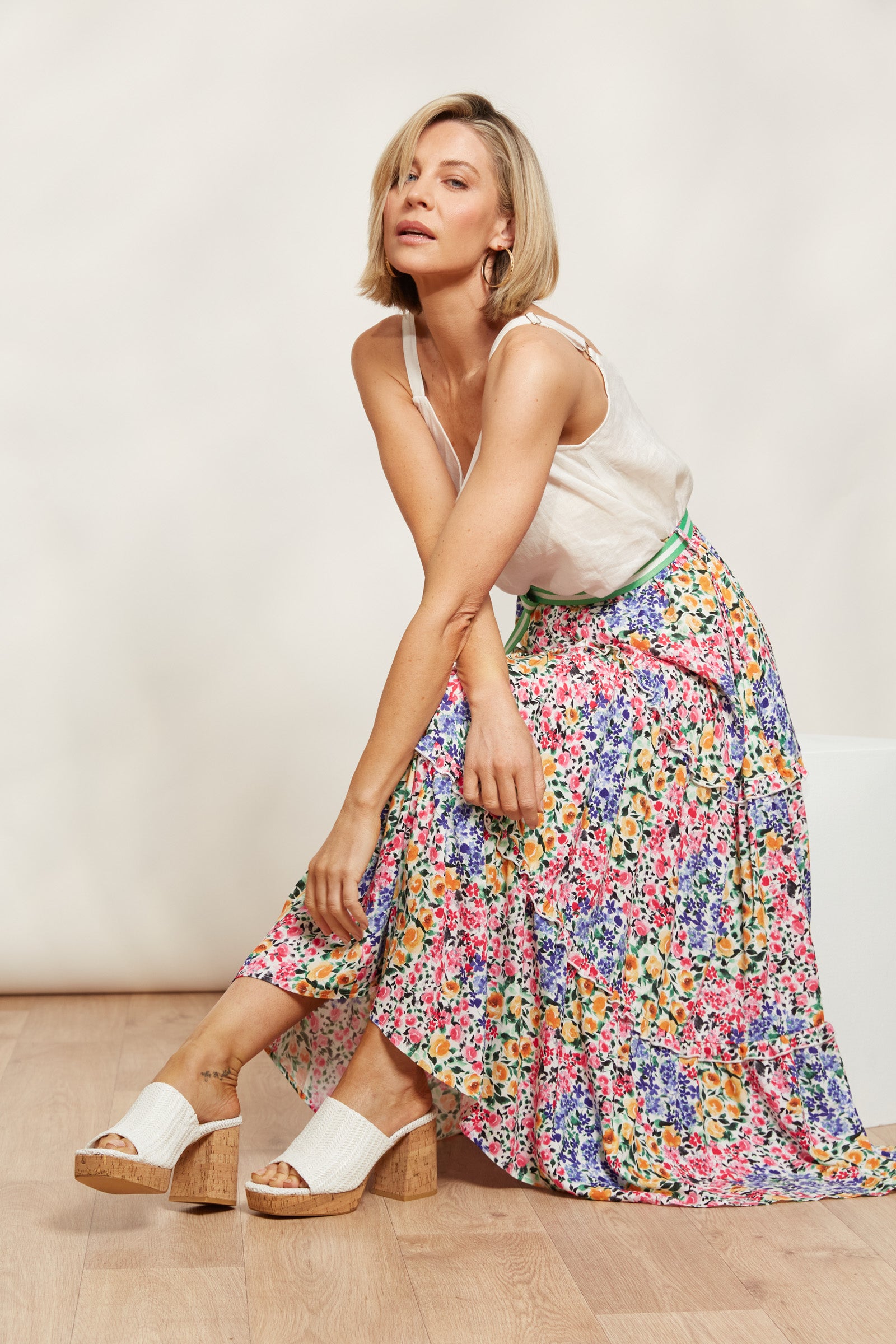 La Mer Skirt - Fiore - eb&ive Clothing - Skirt Mid