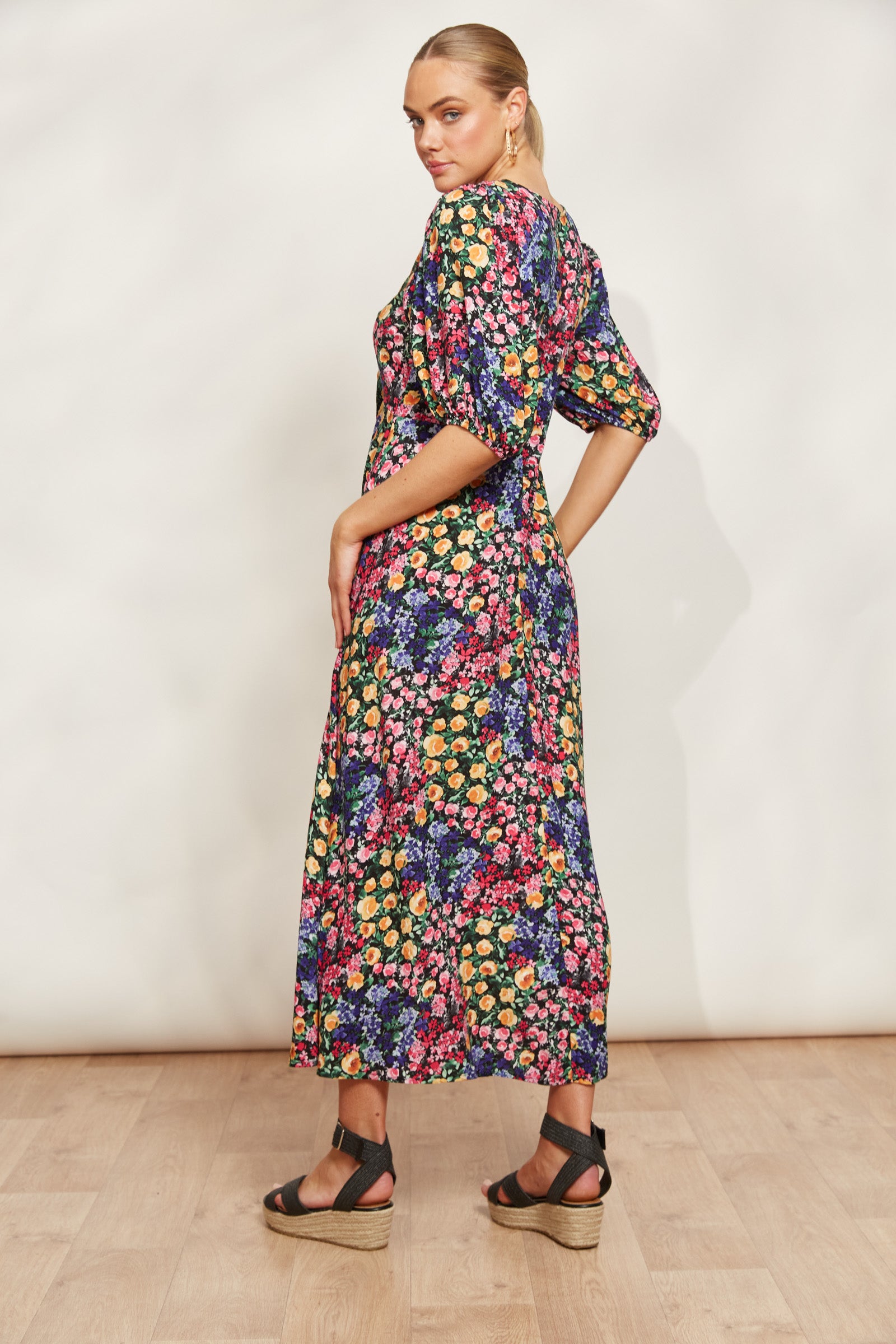 La Mer Tie Dress - Blume - eb&ive Clothing - Dress Maxi