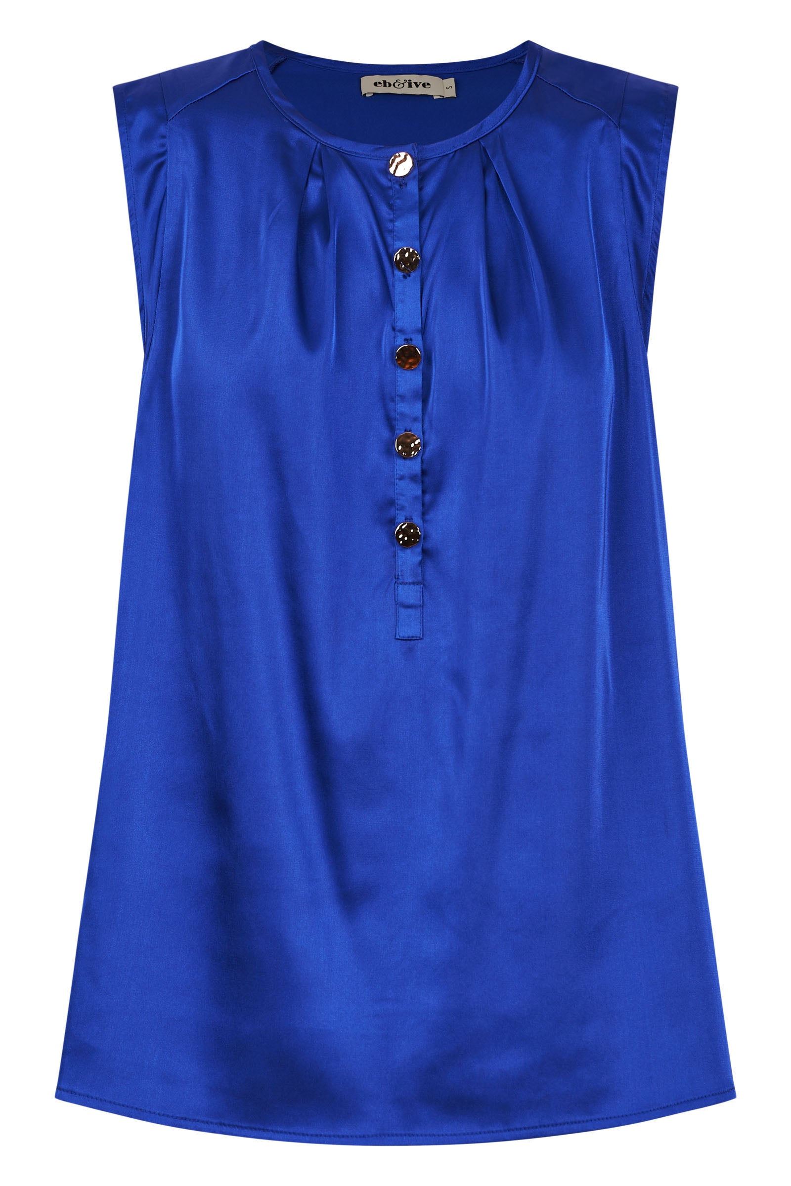 Elysian Tank - Cobalt - eb&ive Clothing - Top Sleeveless Dressy