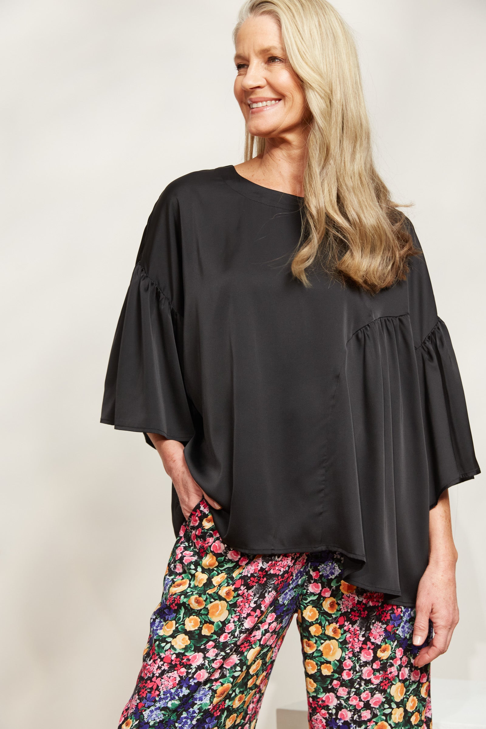 Elysian Top - Sable - eb&ive Clothing - Top S/S - Dressy