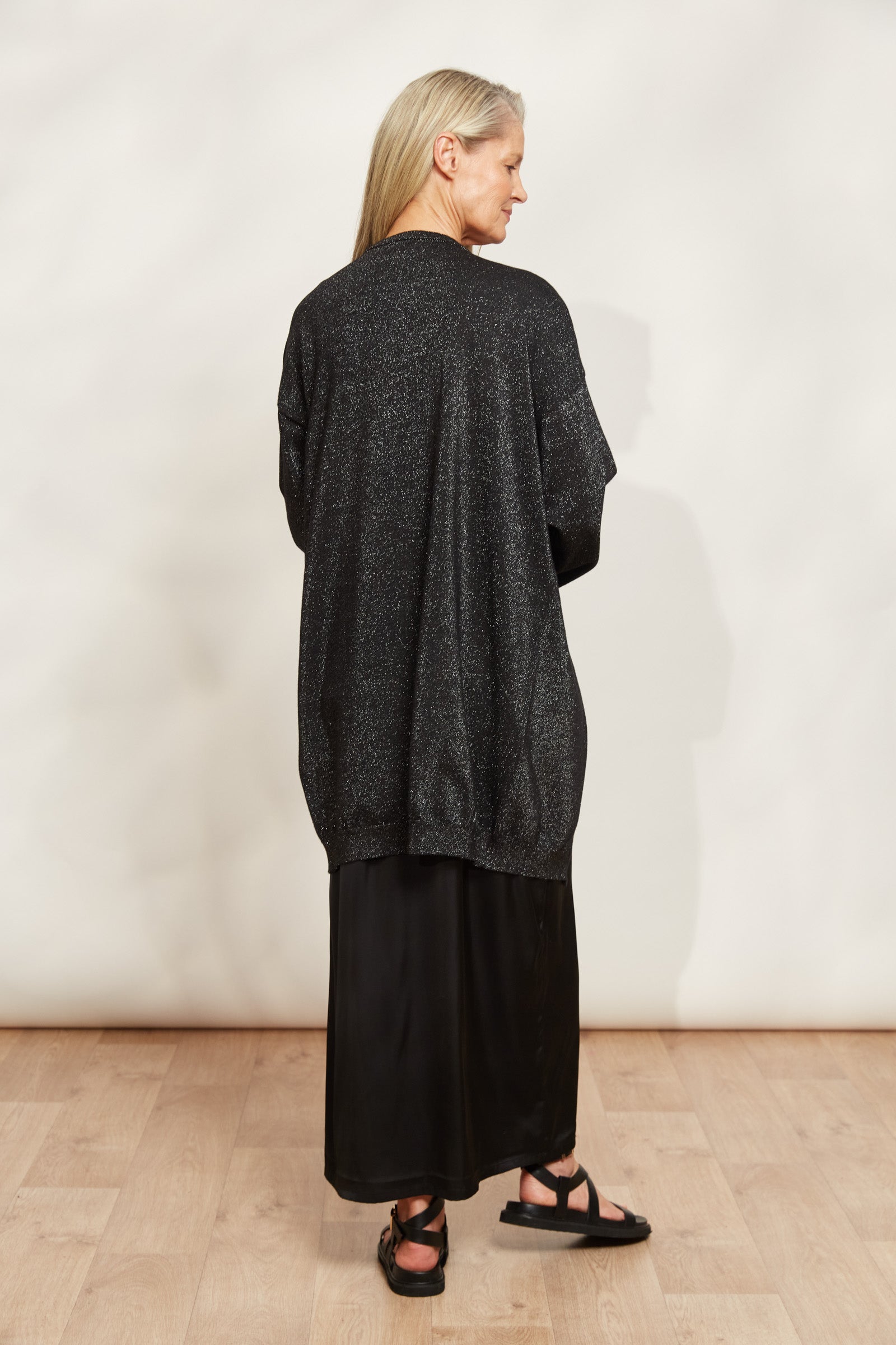 Lujo Cardigan - Moonlight - eb&ive Clothing - Knit Cardigan Long One Size