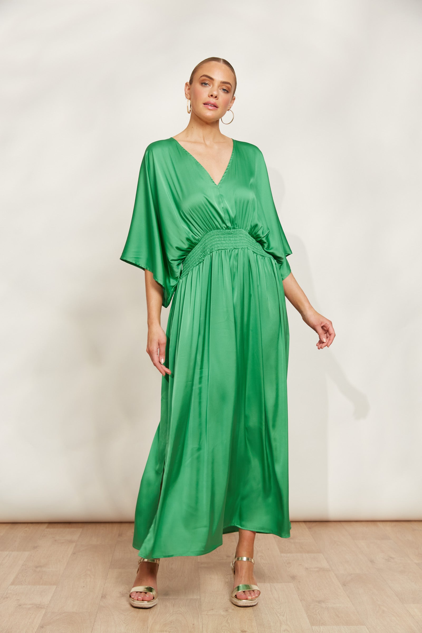 Elysian Maxi - Emerald - eb&ive Clothing - Dress Maxi Dressy