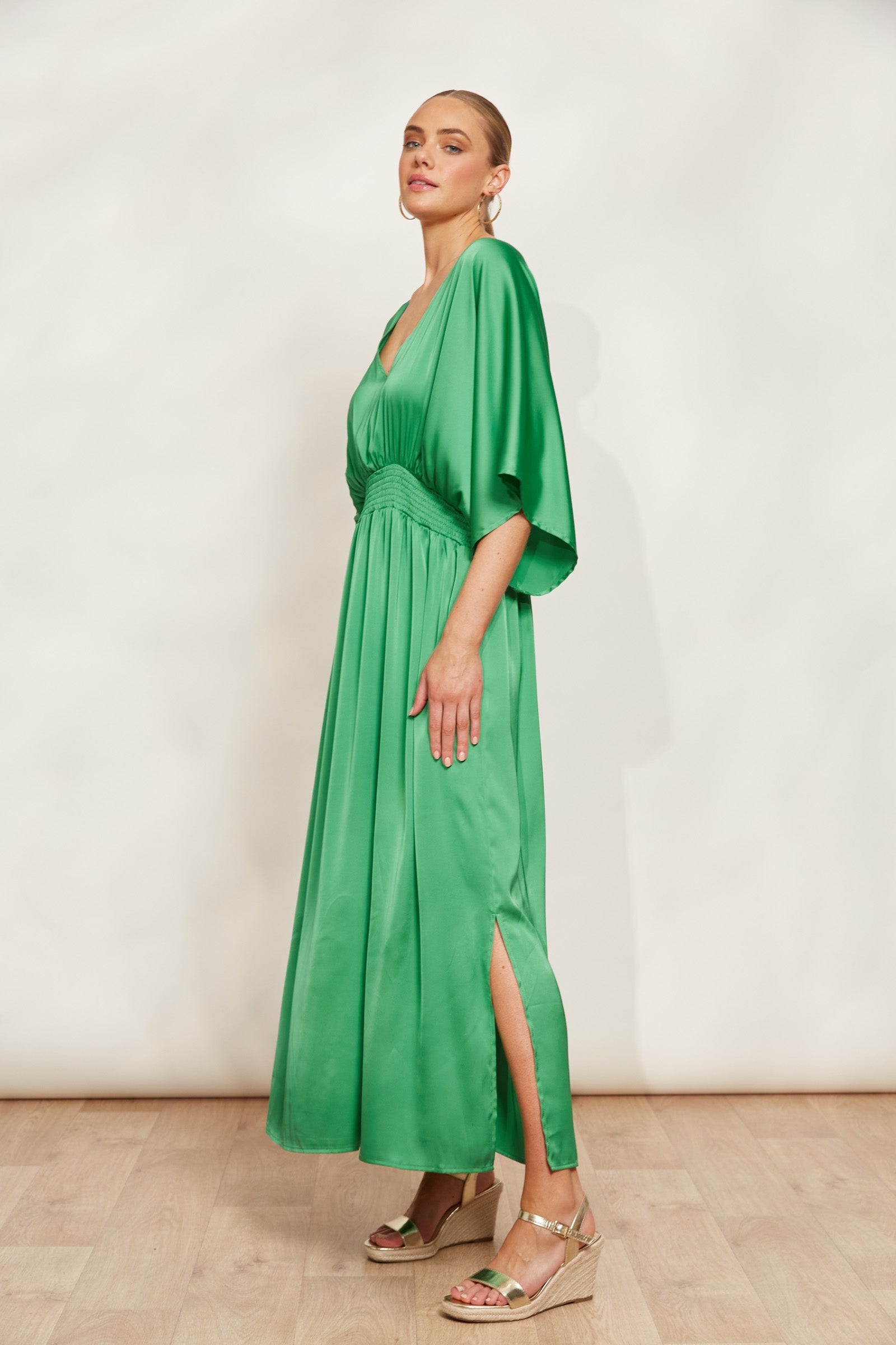 Elysian Maxi - Emerald - eb&ive Clothing - Dress Maxi Dressy