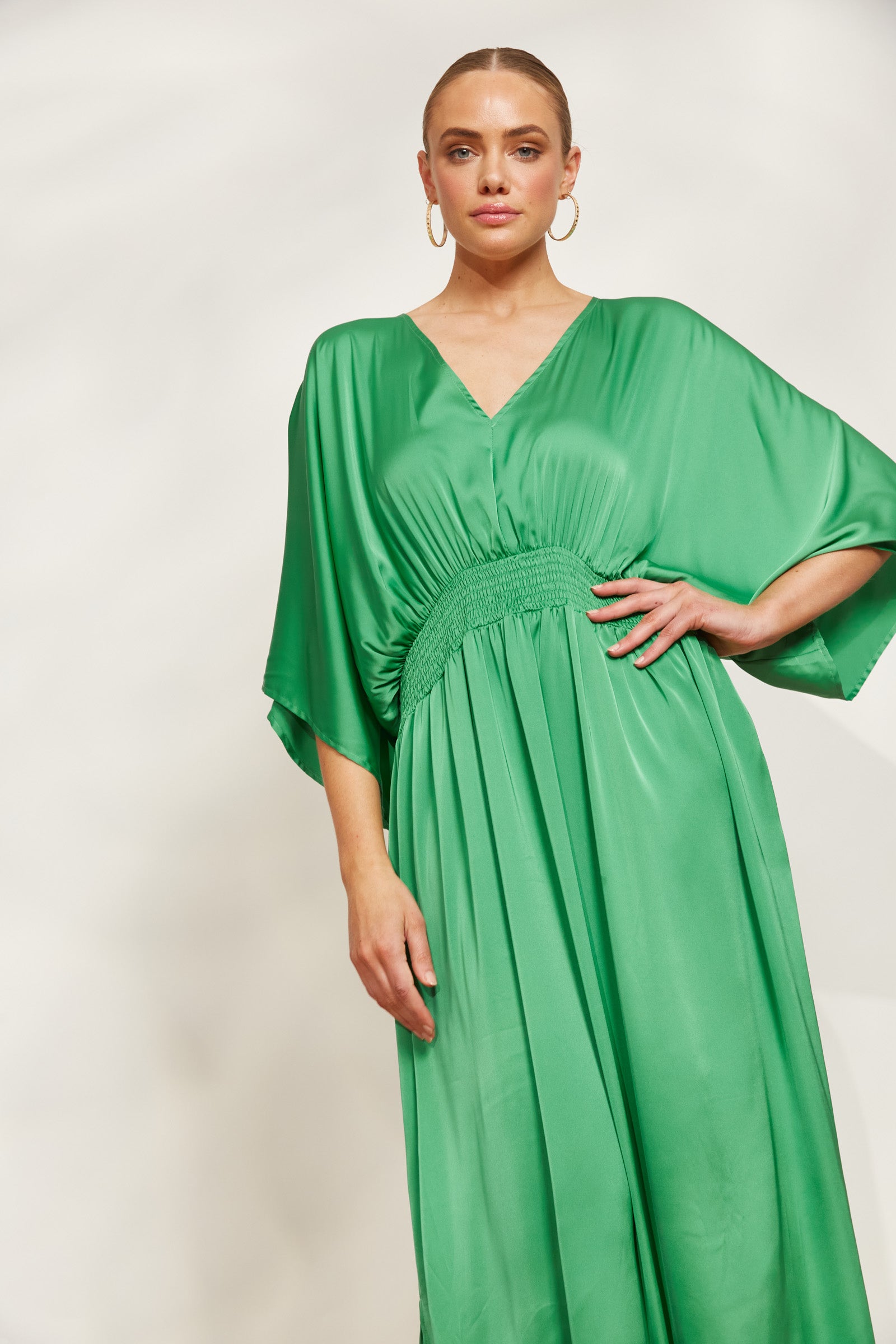 Elysian Maxi - Emerald - eb&ive Clothing - Dress Maxi Dressy