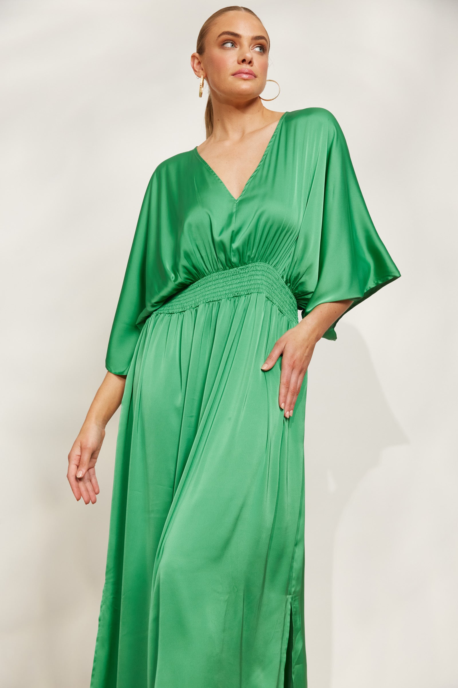 Elysian Maxi - Emerald - eb&ive Clothing - Dress Maxi Dressy