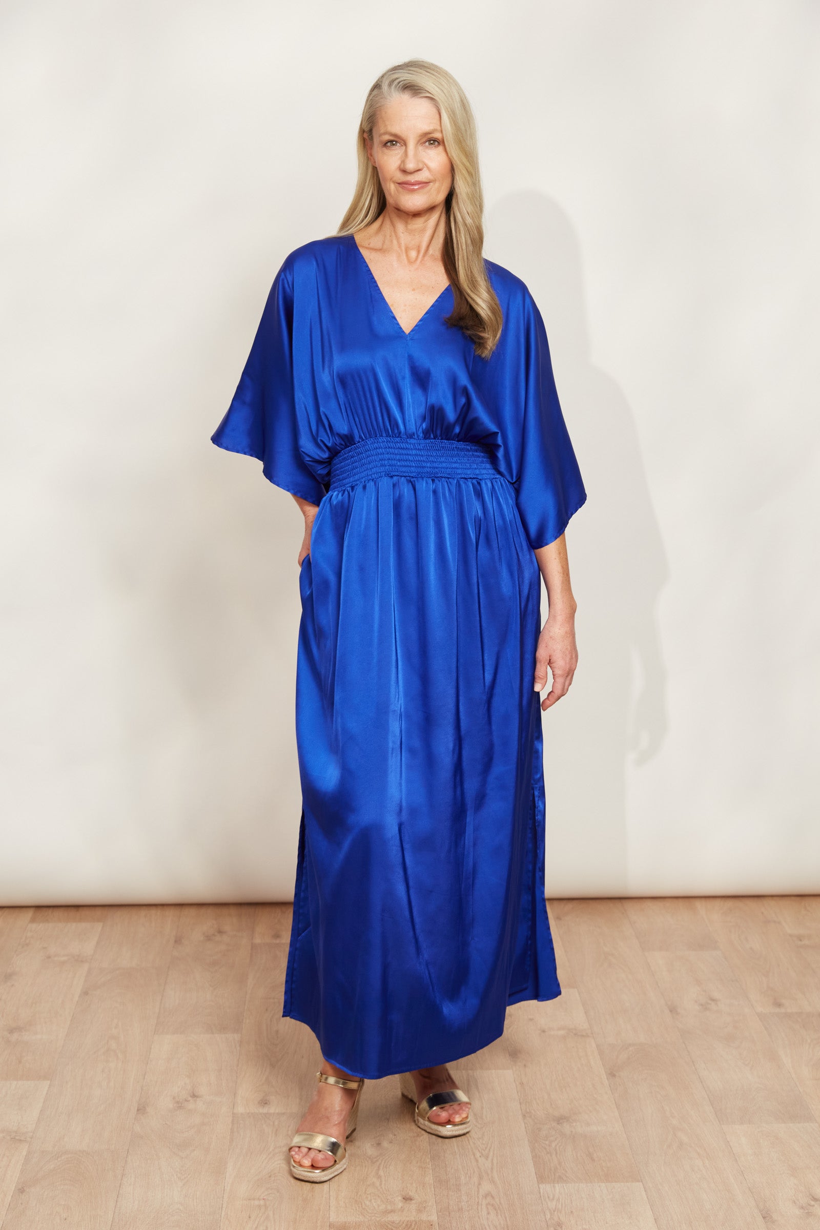 Elysian Maxi - Cobalt - eb&ive Clothing - Dress Maxi Dressy